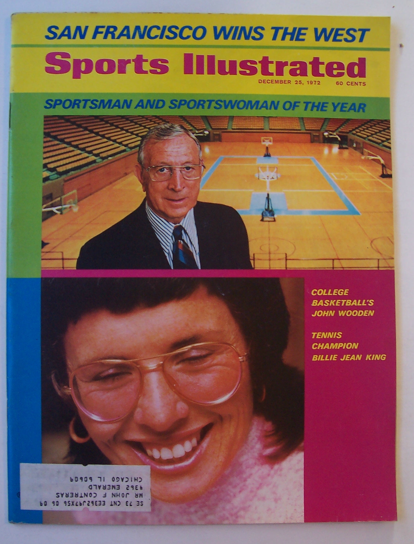 Sports Illustrated Magazine-December 25, 1972-B King