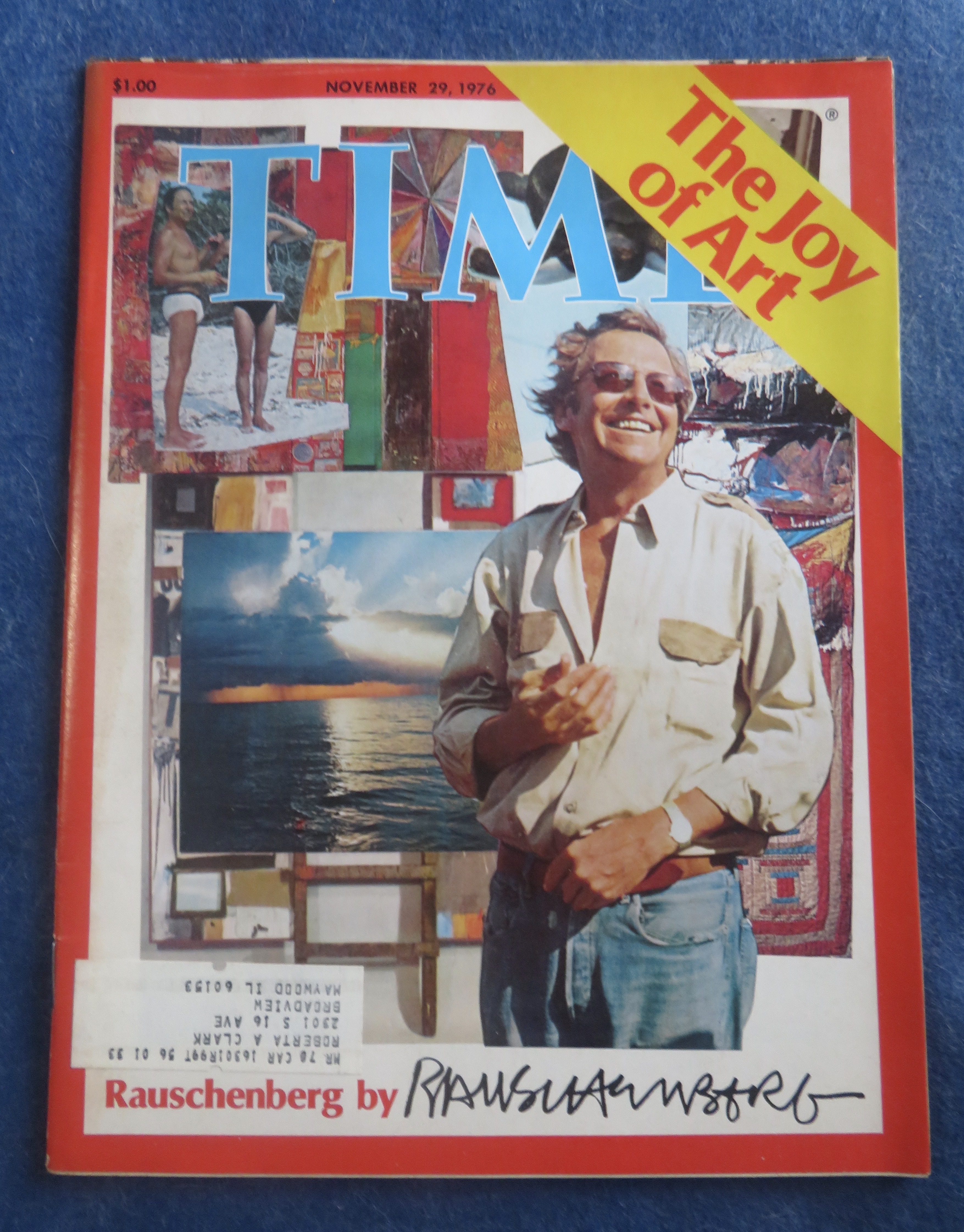 Time Magazine November 29, 1976 Rauschenberg