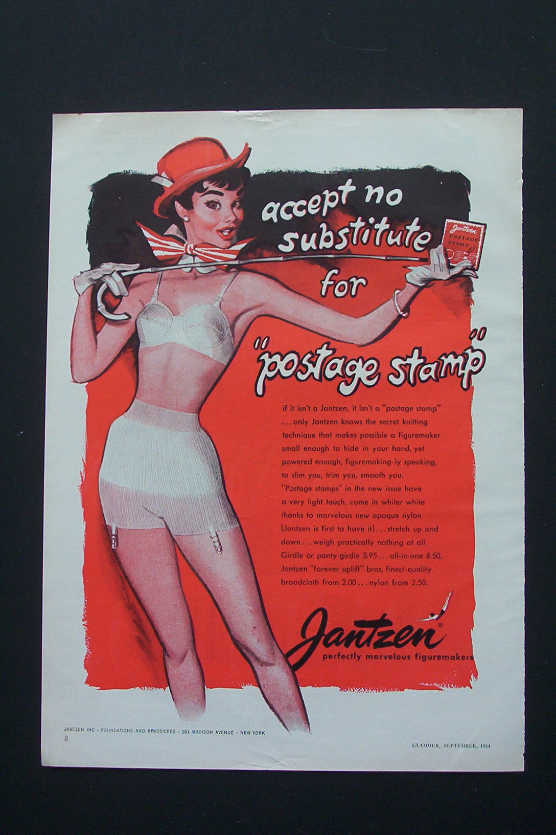 1954 Jantzen with Woman in Her Underwear