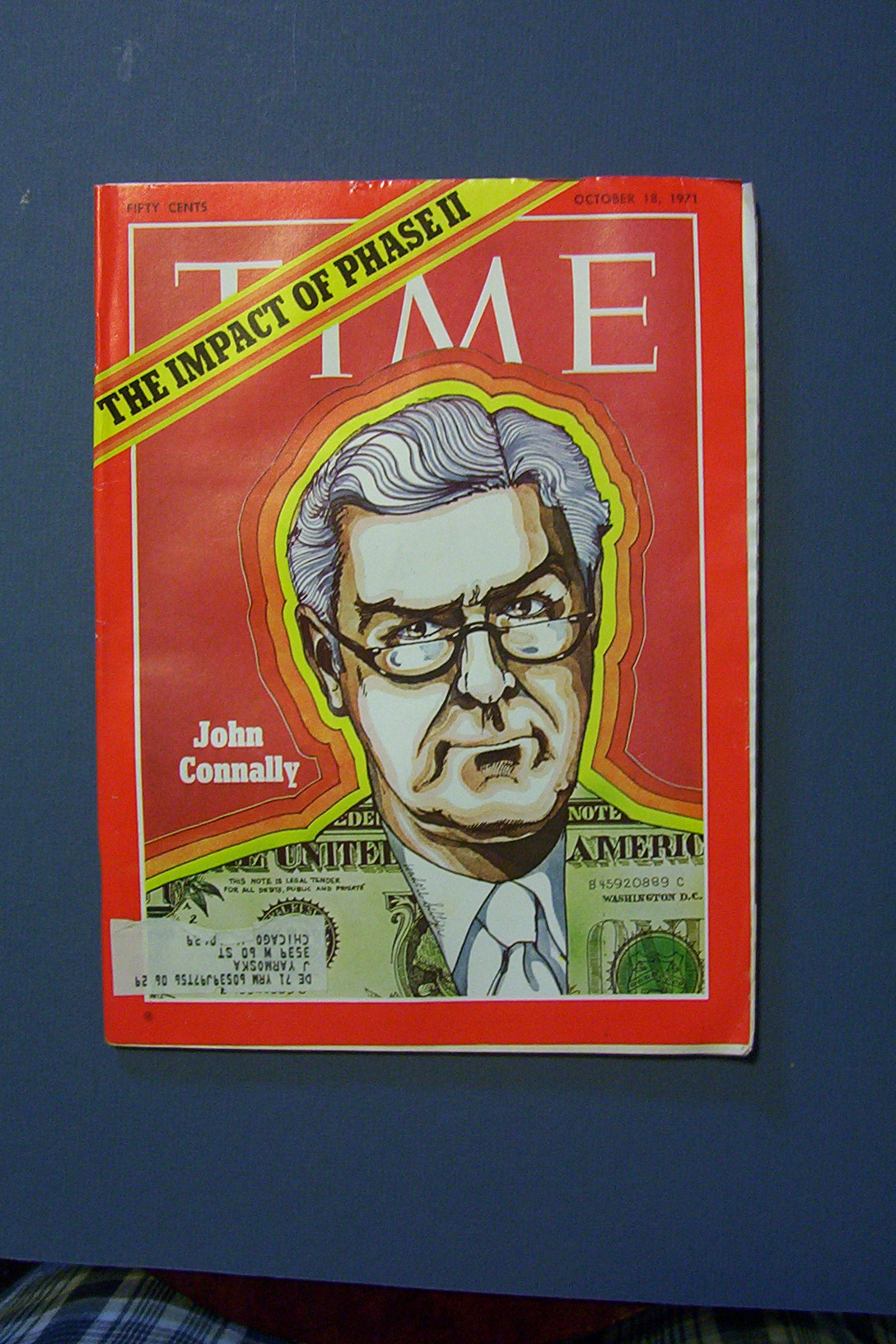 Time Magazine - October 18, 1971 - John Connally