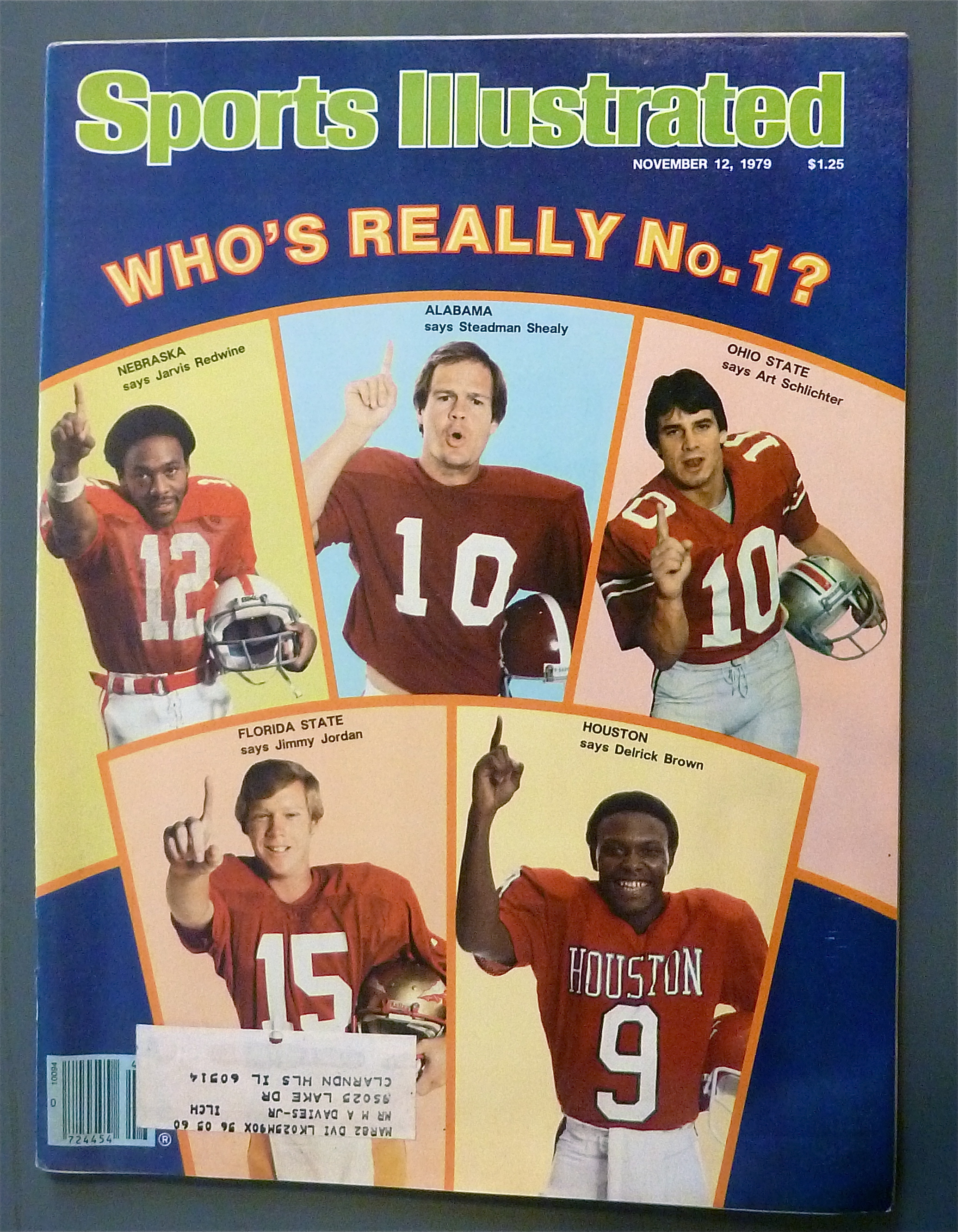 Sport Illustrated November 12, 1979 Who's #1?