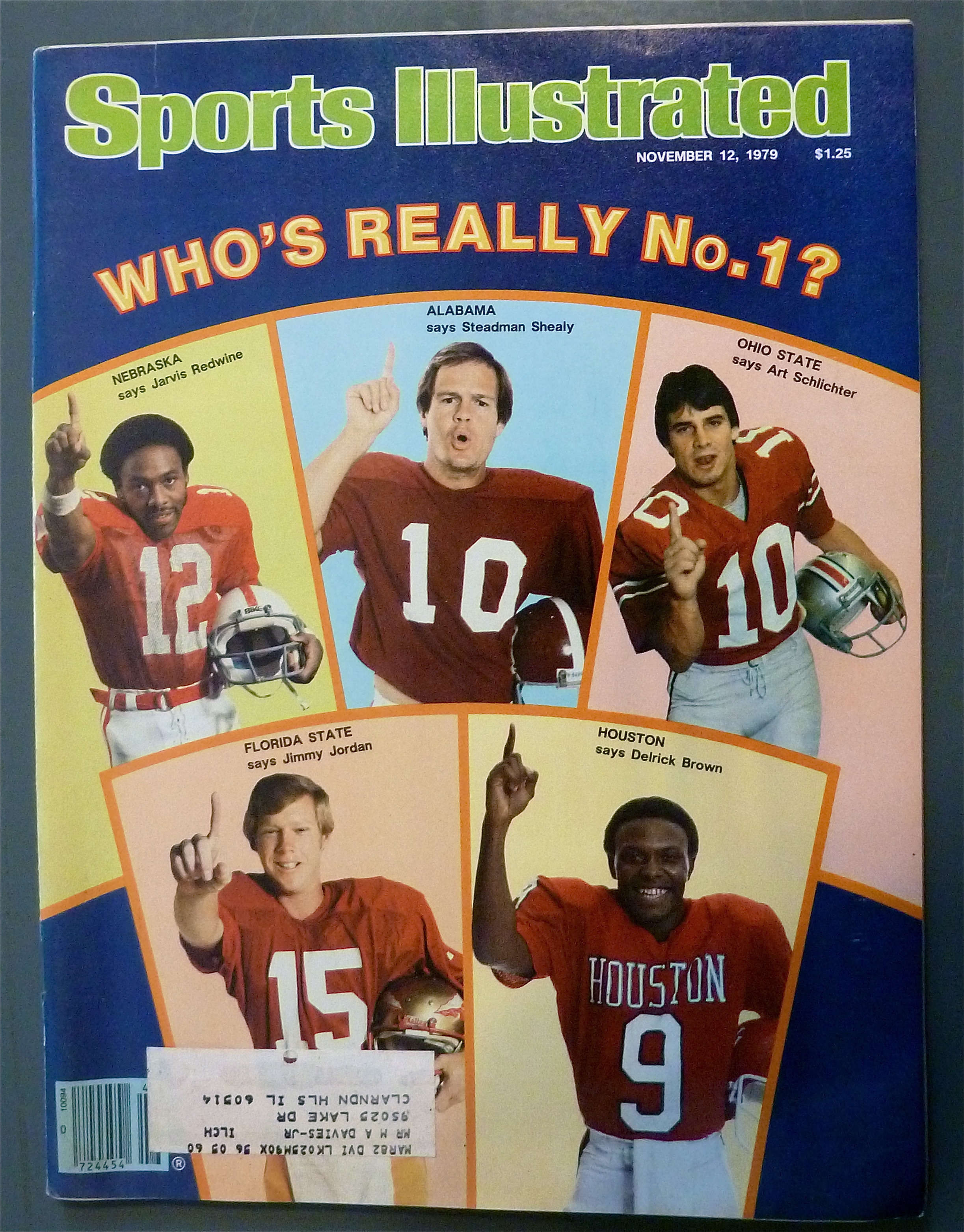 Sport Illustrated November 12, 1979 Who's #1?