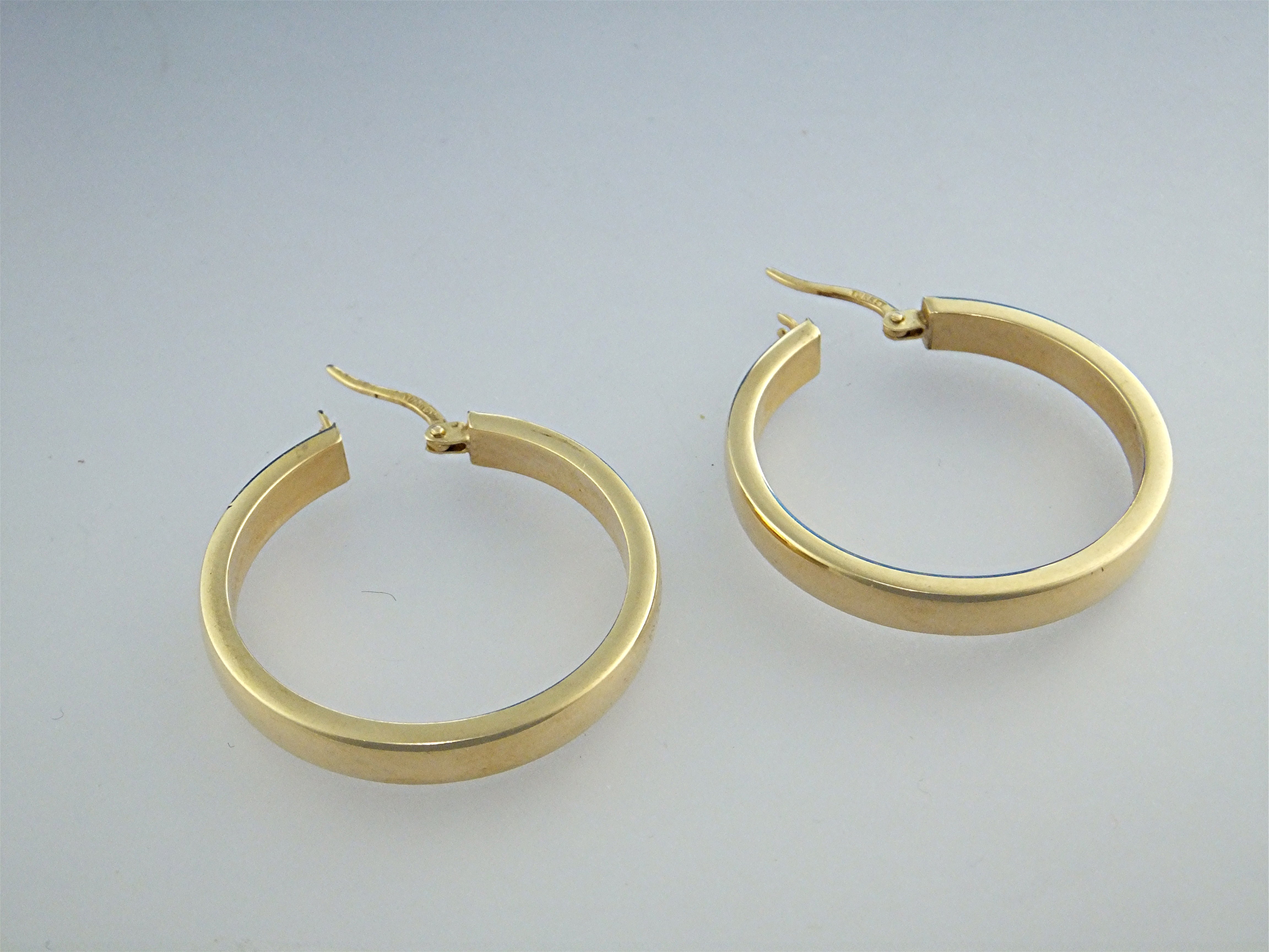 Earrings 14K Gold Pierced Hoops ARR Turkey