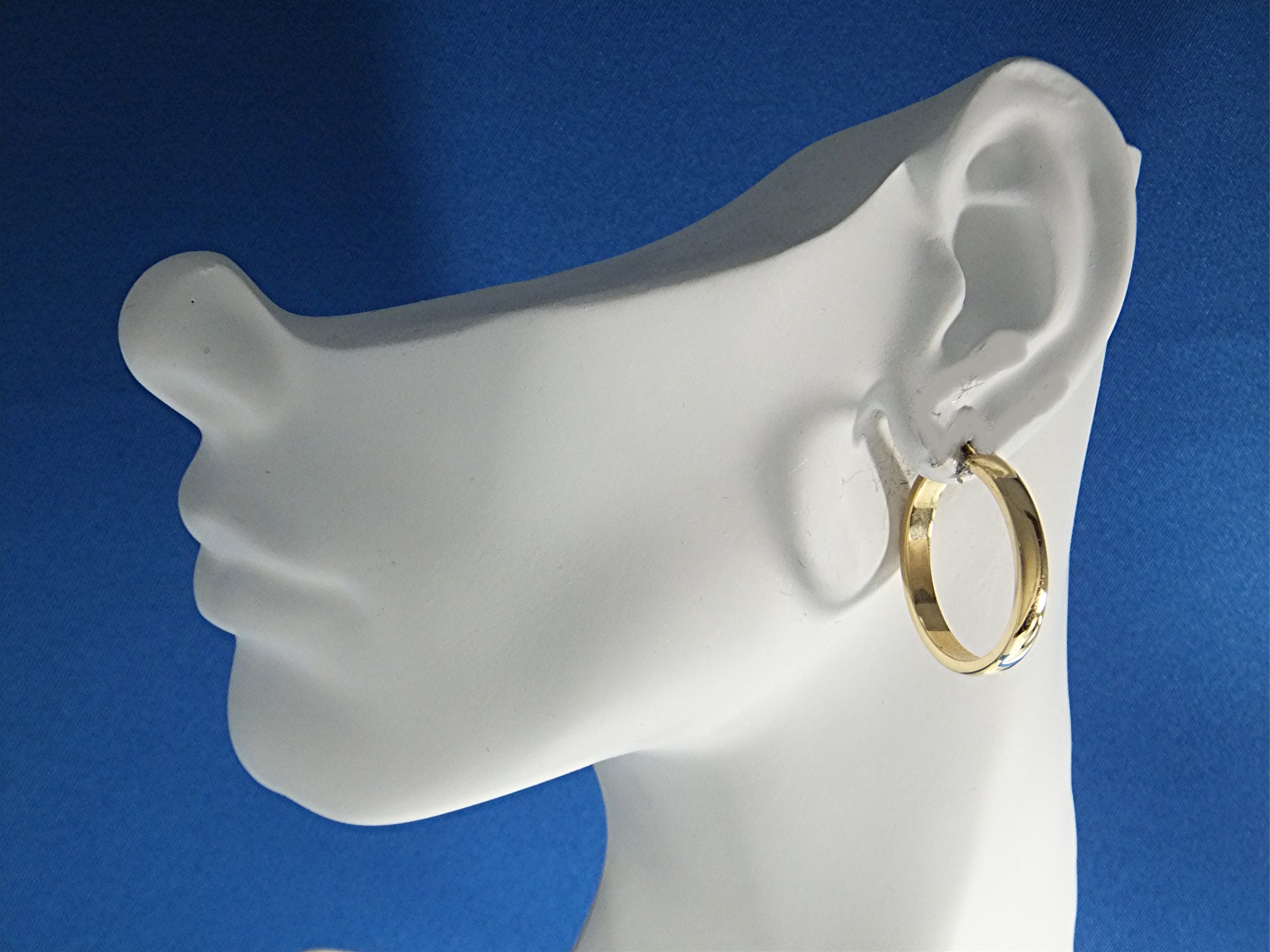 Earrings 14K Gold Pierced Hoops ARR Turkey