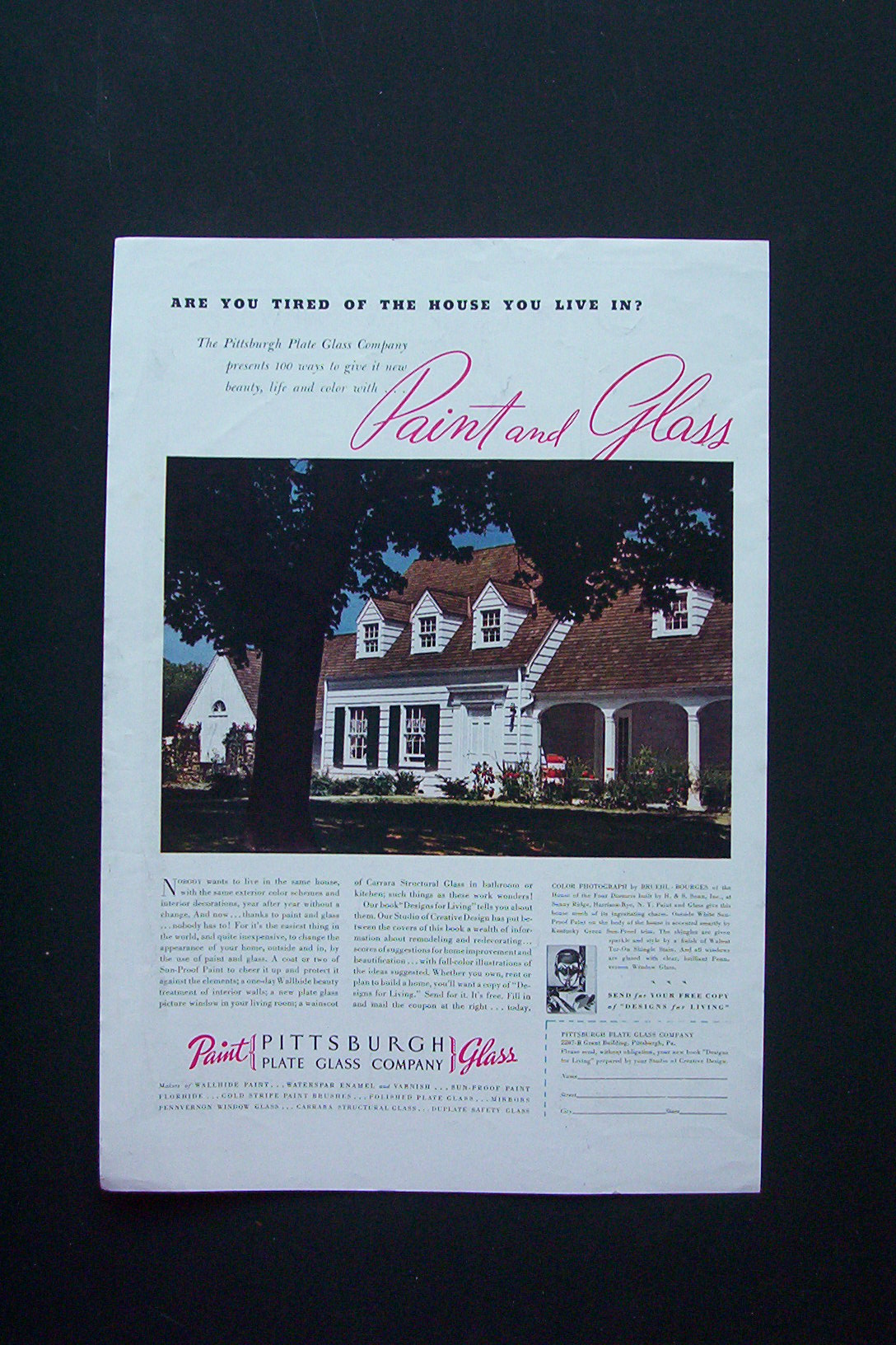 1936 Pittsburgh Plate Glass Company w/a House