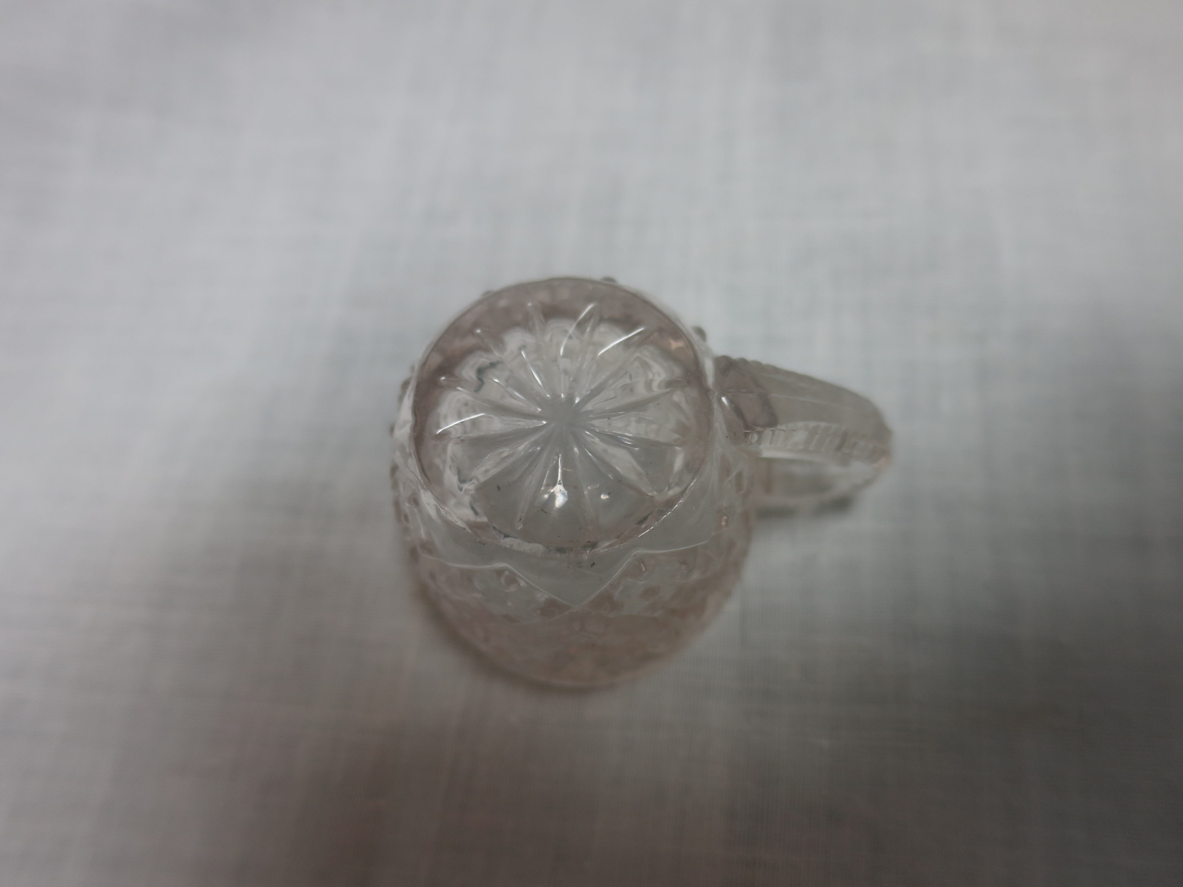 Miniature Pressed Glass Punch Cup Childs Play