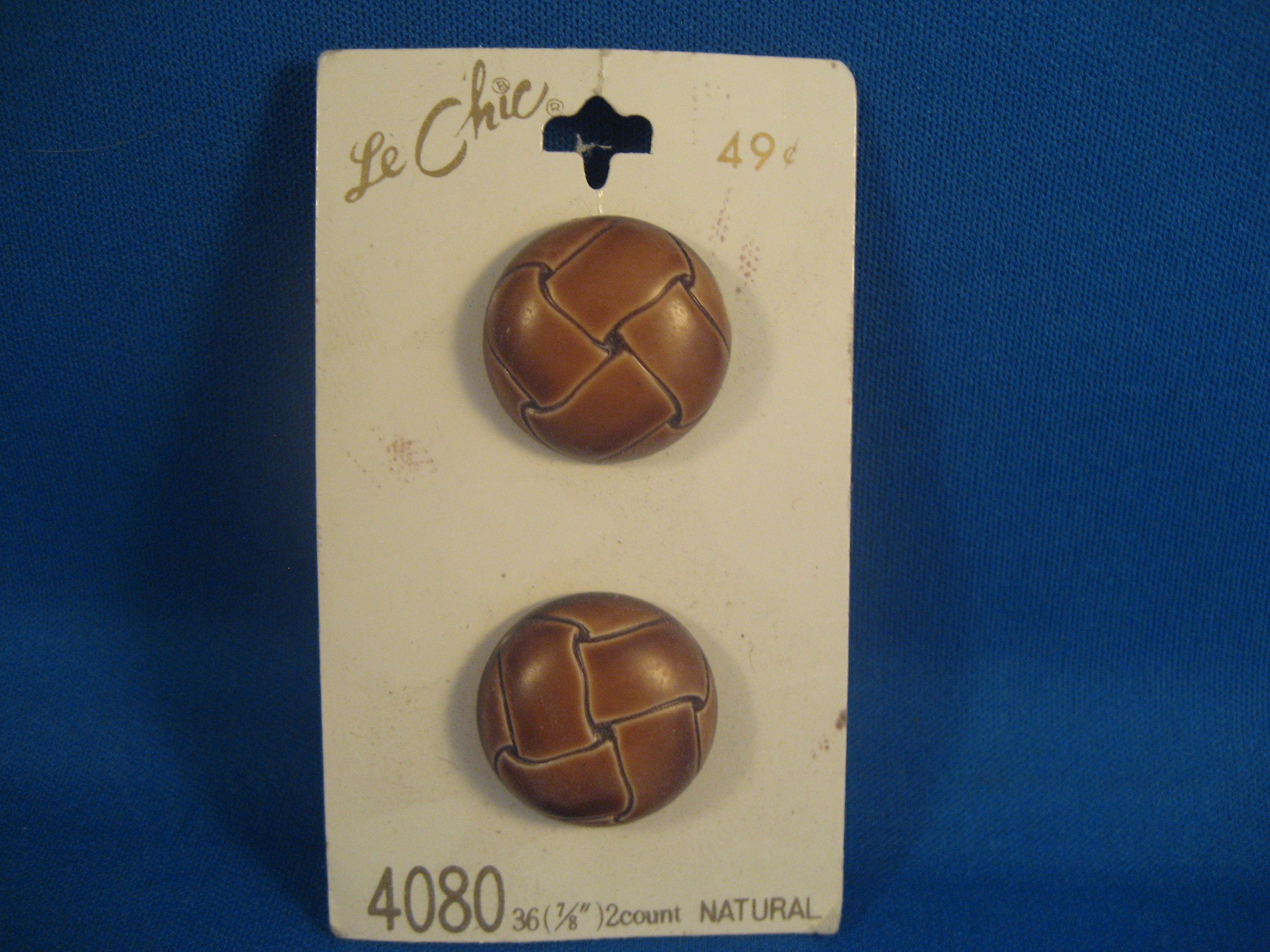 Plastic Buttons to Look Like Leather