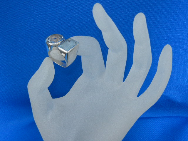 STARBORN Creations Blue Topaz Crystal Sterling Silver