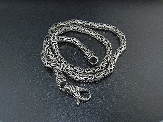 Bali Indonesia Sterling Silver Chain Large Clasp