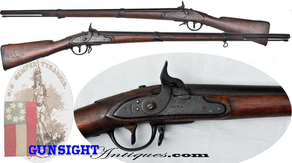 Especially desirable! VIRGINIA MANUFACTORY Confederate Conversion