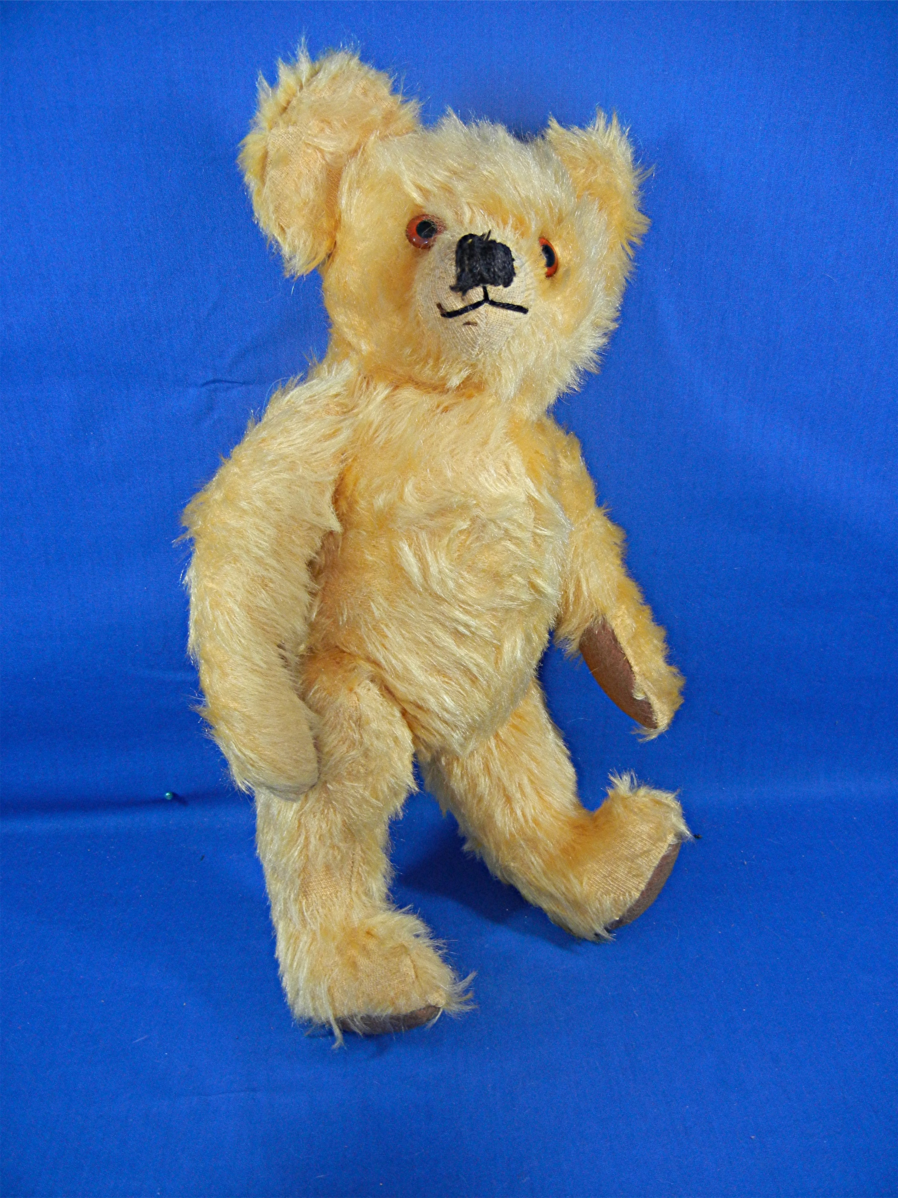 Teddy Bear Mohair with growler 12 Inches