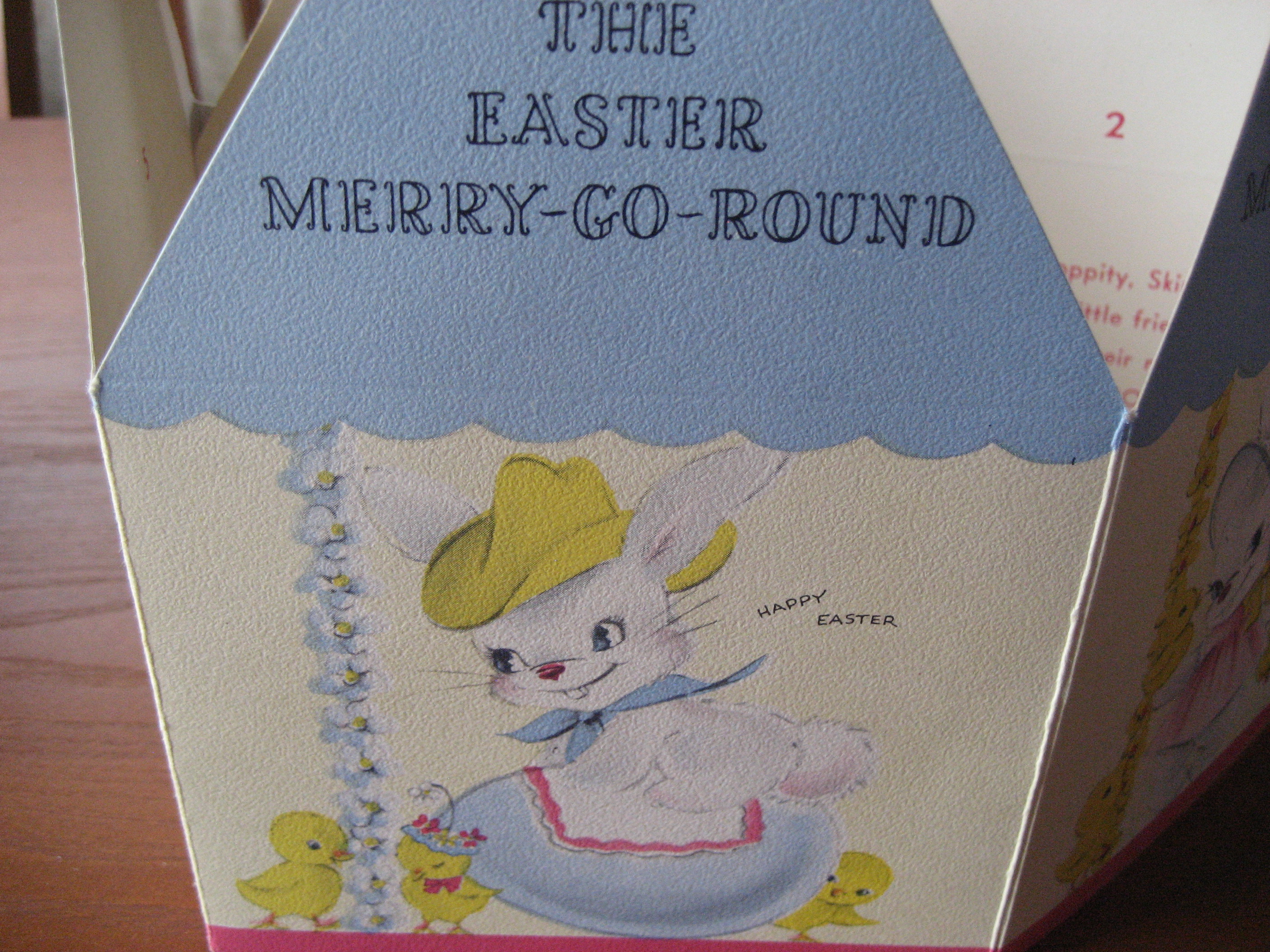 Easter Merry-Go-Round and Easter Basket Card