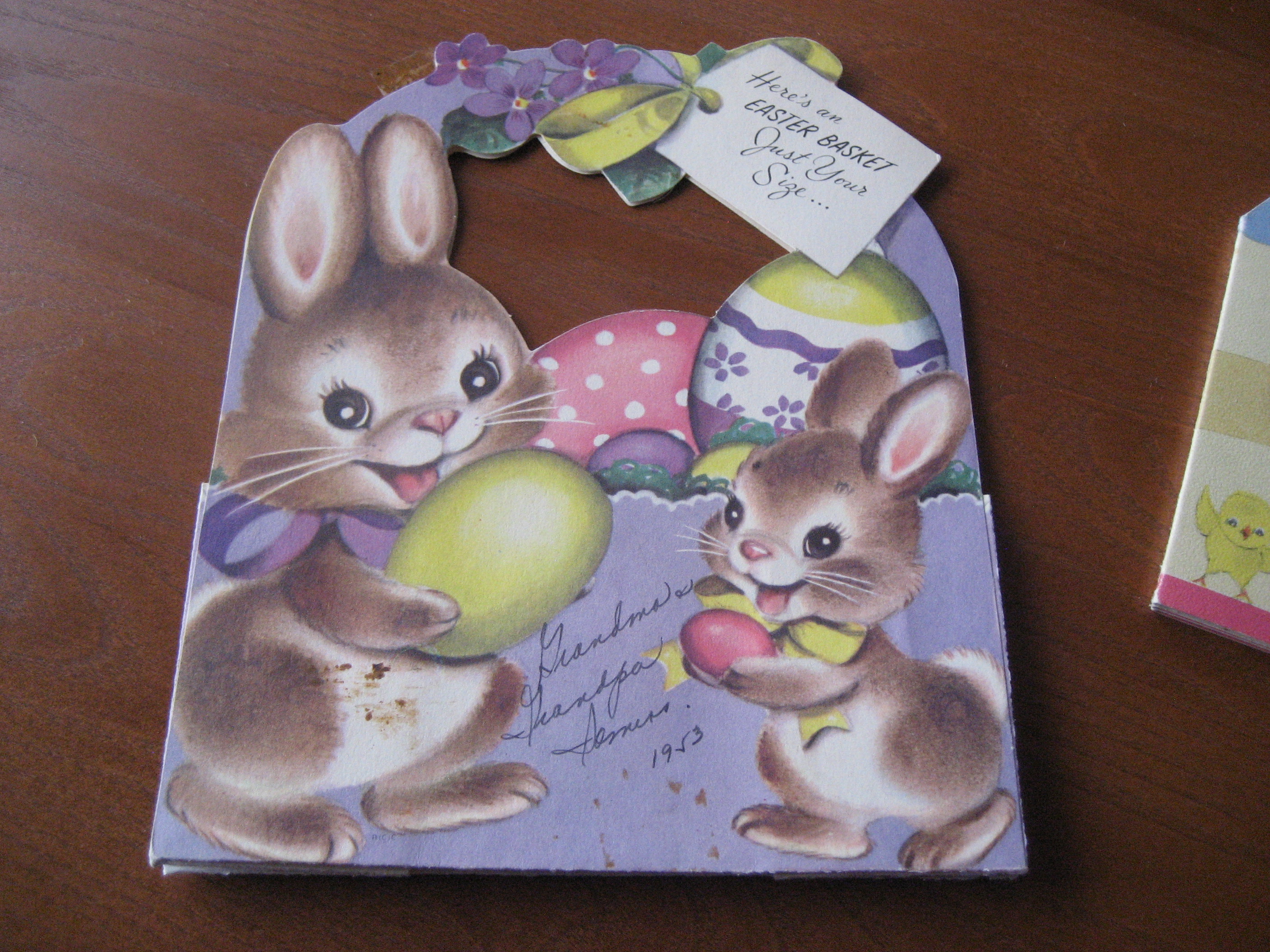 Easter Merry-Go-Round and Easter Basket Card