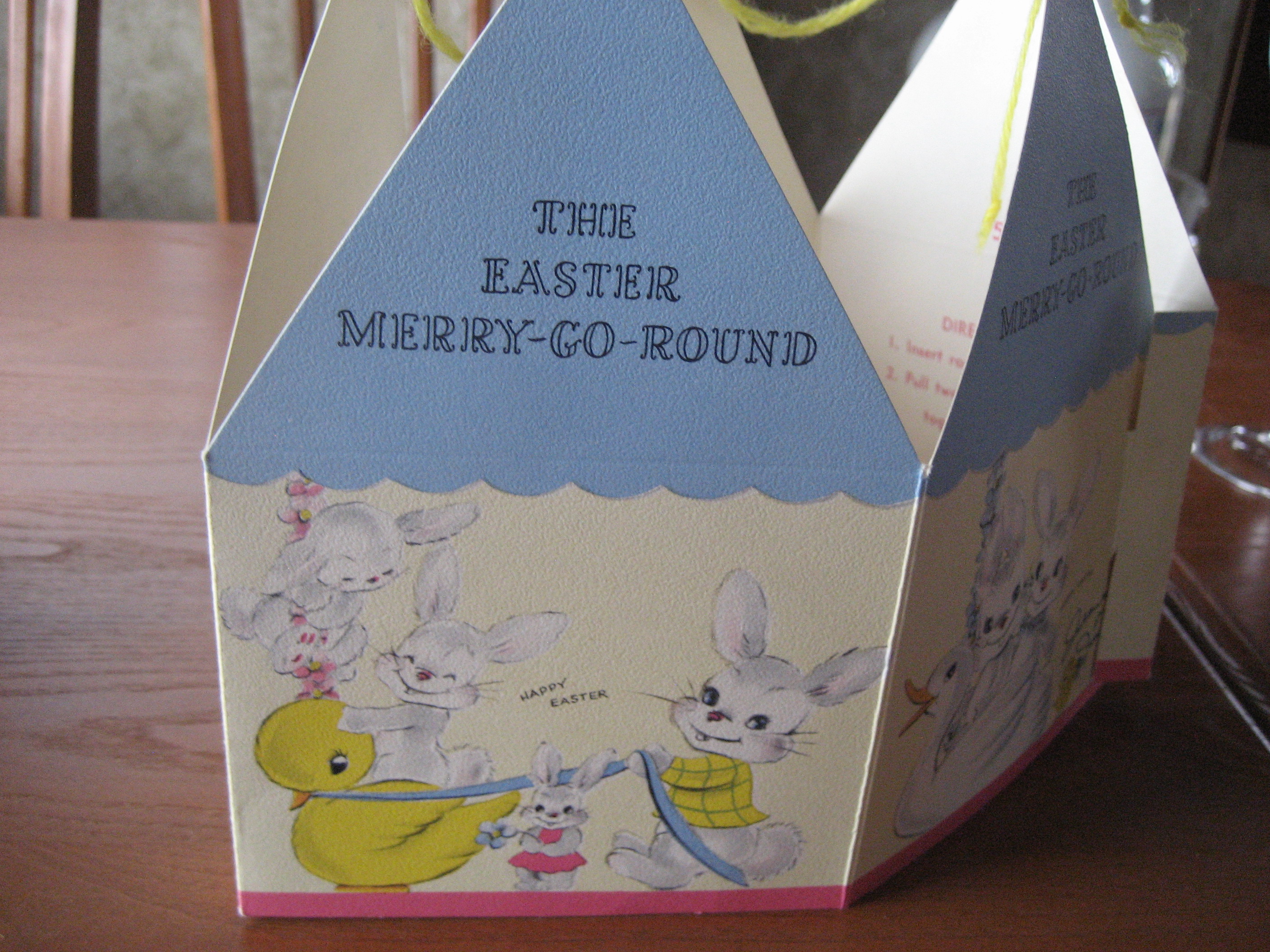 Easter Merry-Go-Round and Easter Basket Card