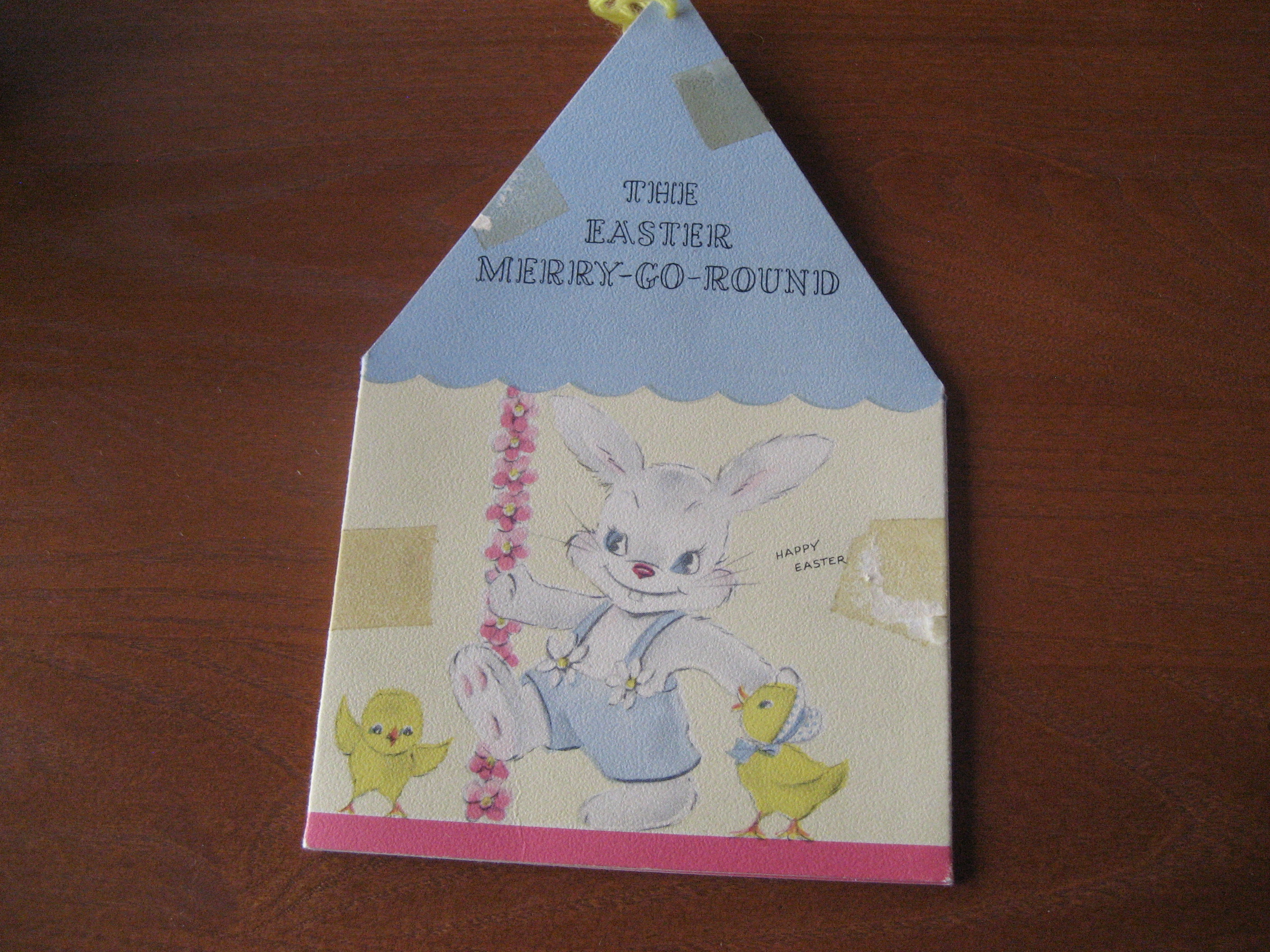 Easter Merry-Go-Round and Easter Basket Card