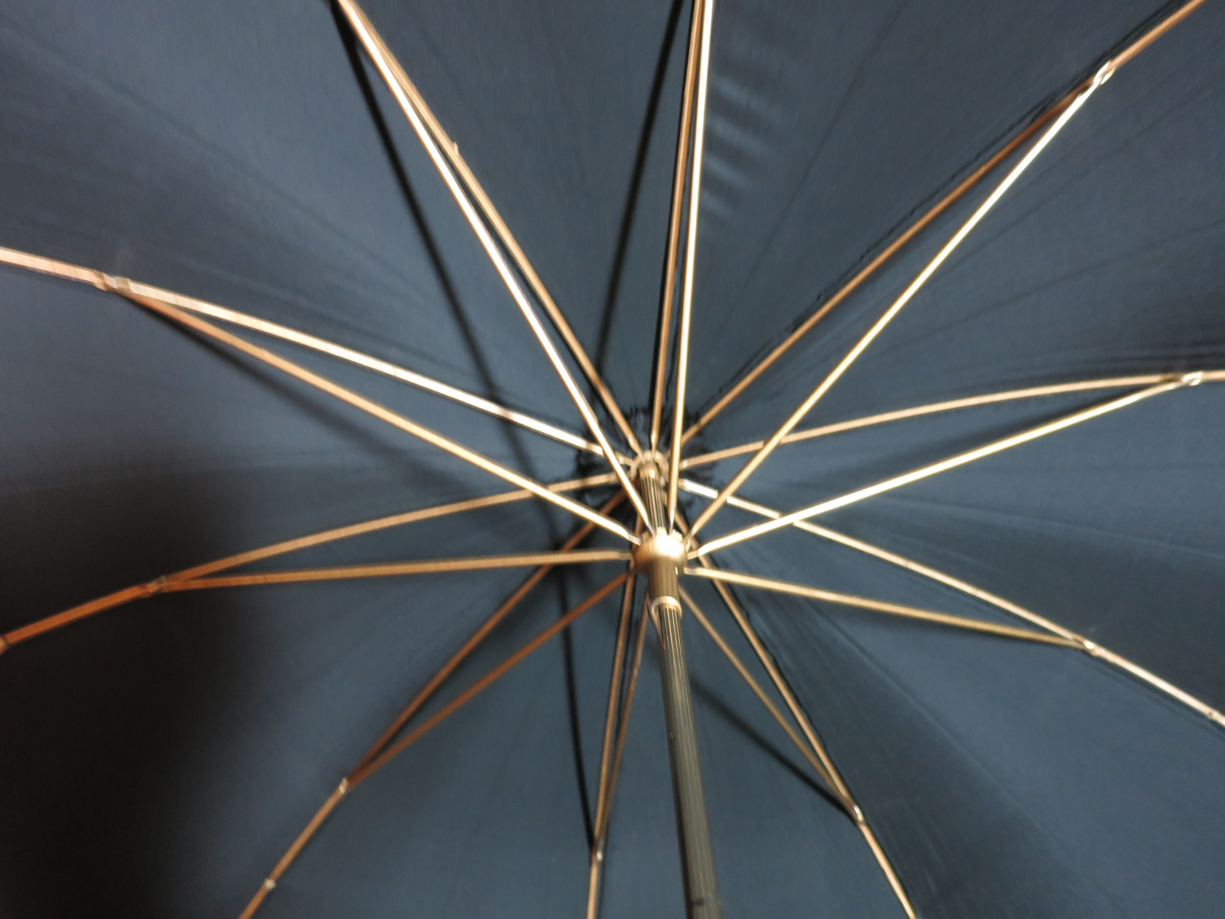 Vintage Umbrella New York Umbrella Co Horn Derby Handle