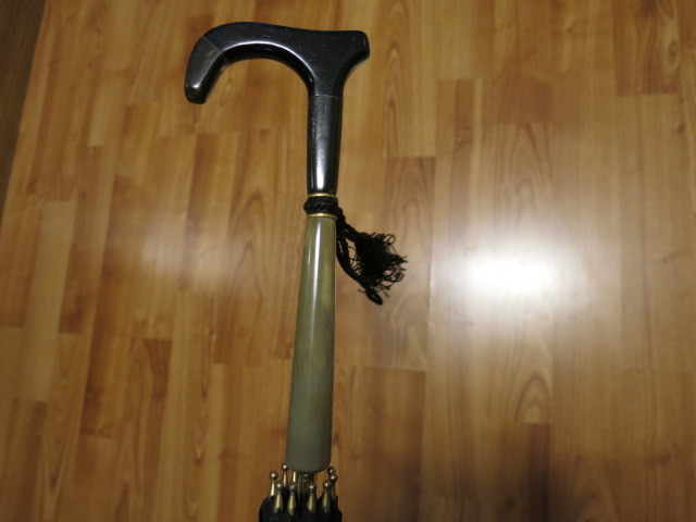 Vintage Umbrella New York Umbrella Co Horn Derby Handle