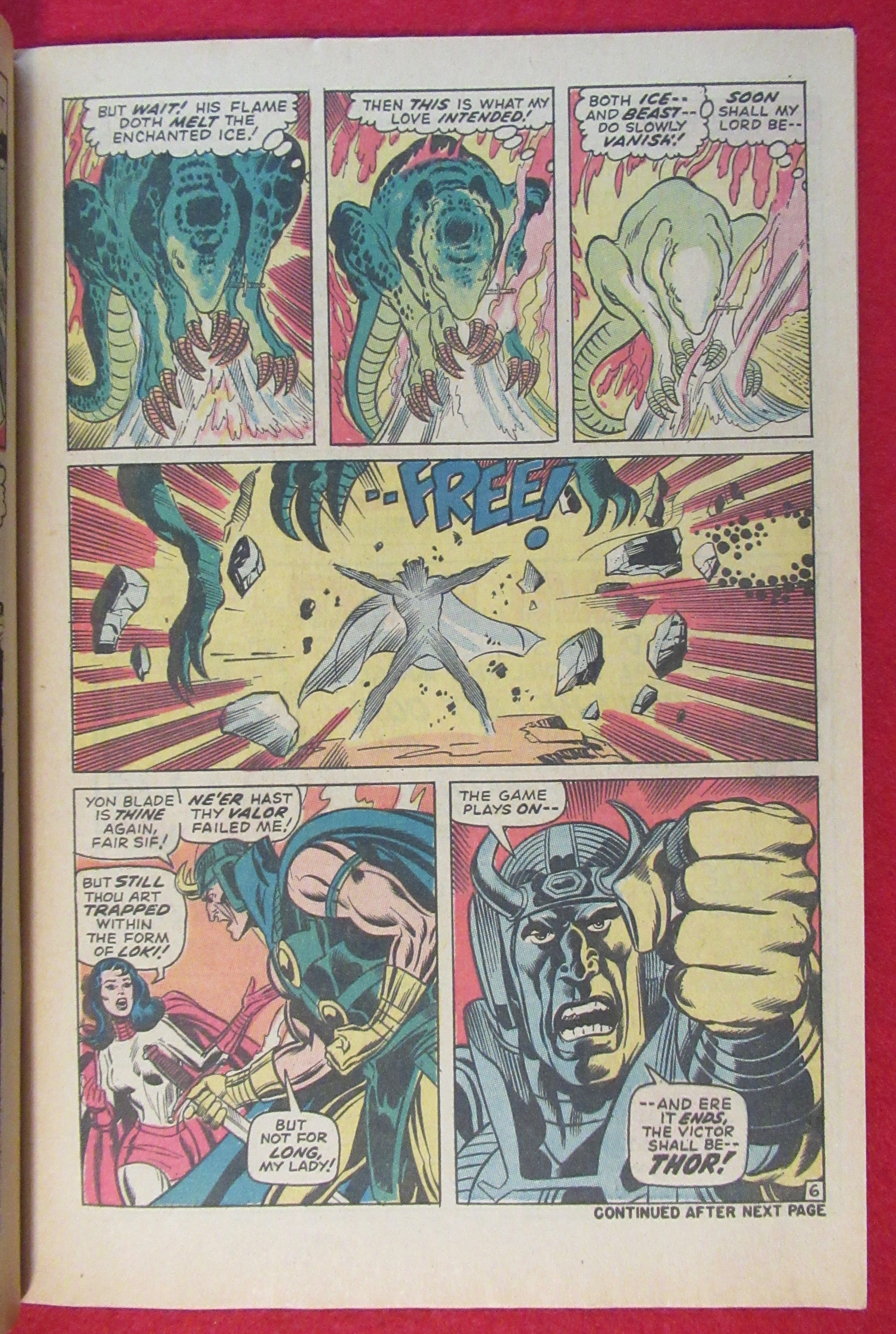 Mighty Thor Comic October 1970 One God Must Fall