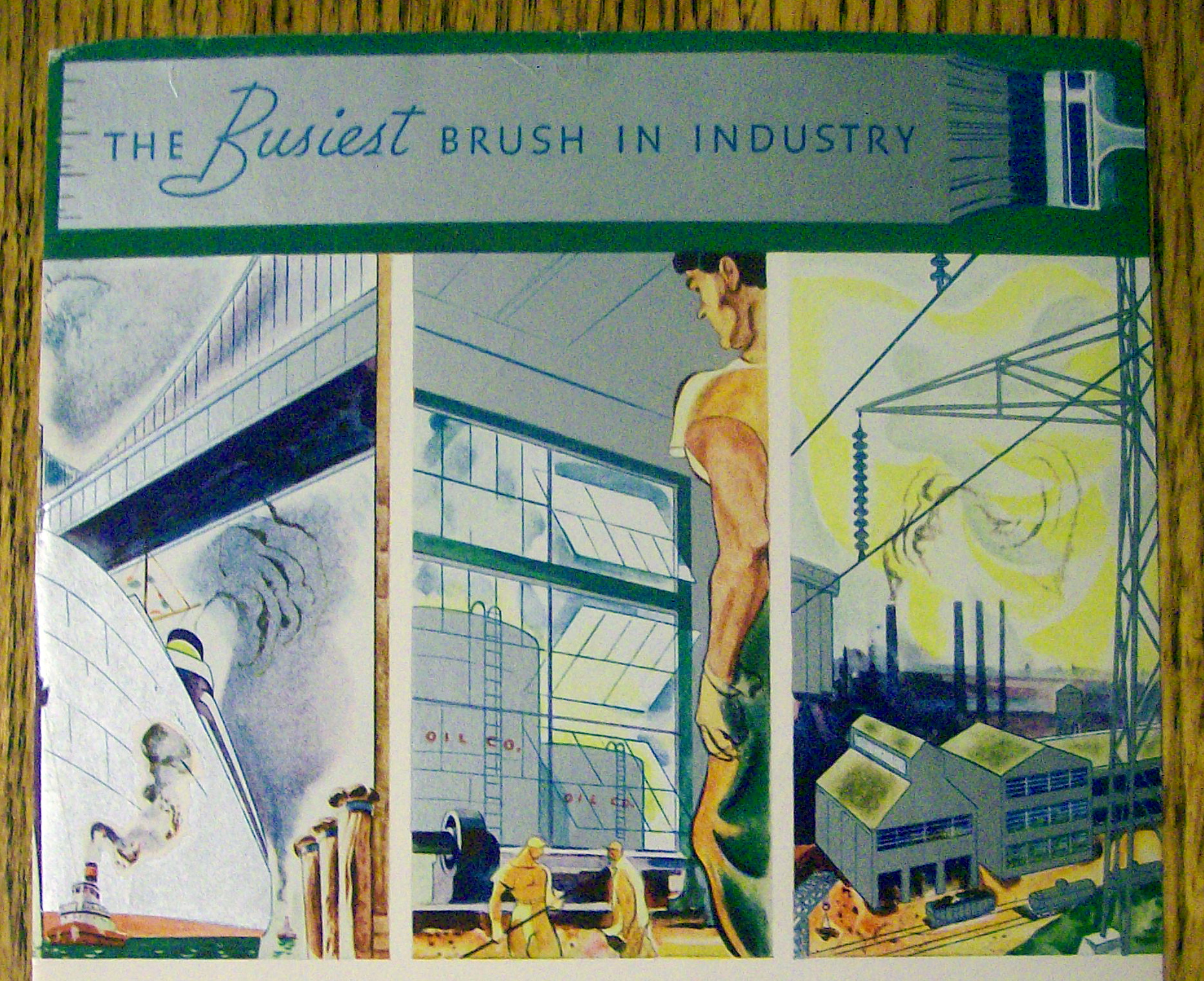 1935 Alcoa Albron Aluminum Paint w/Places to Use Paint