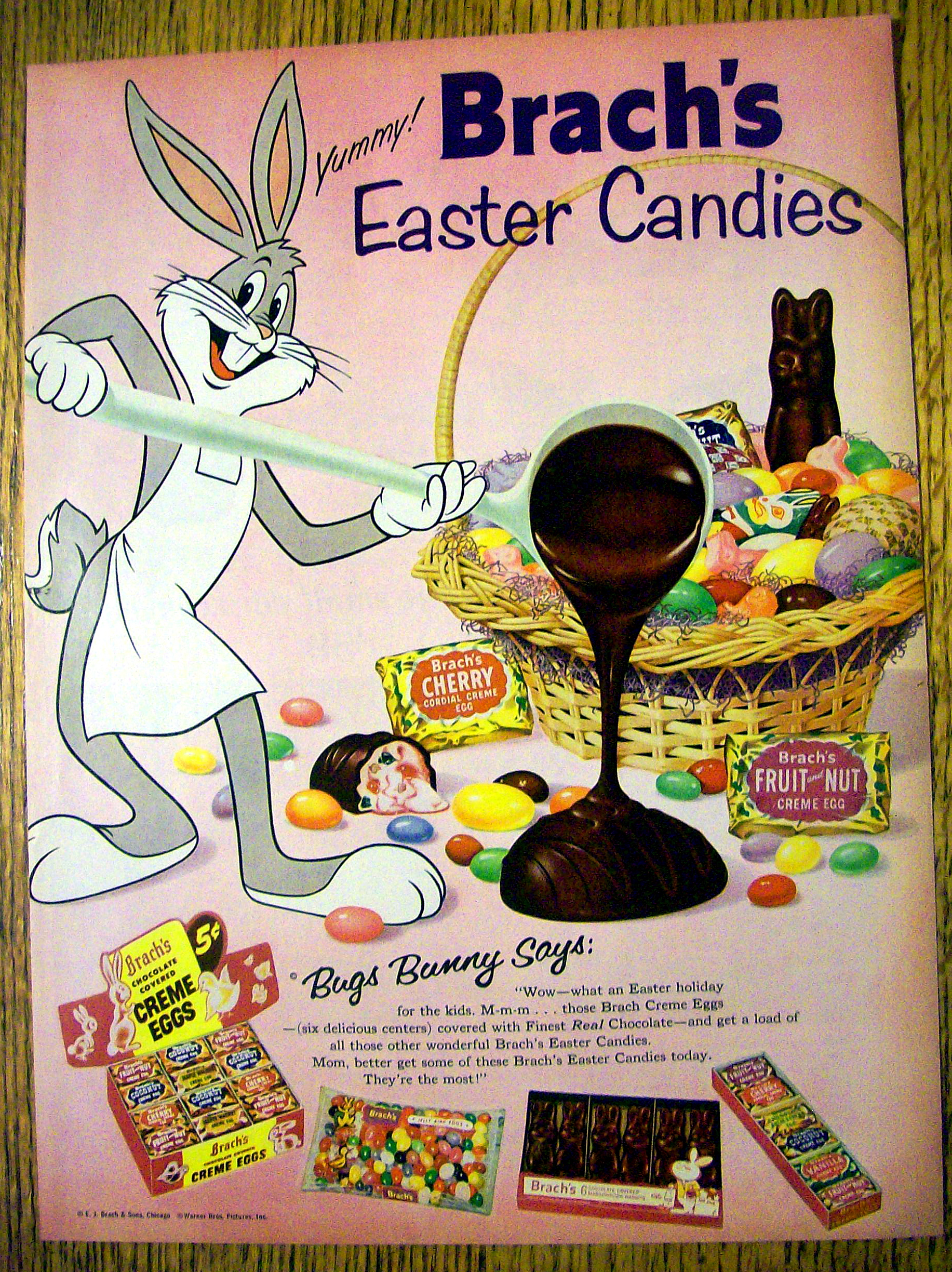 1959 Brach's Easter Candy with Bugs Bunny
