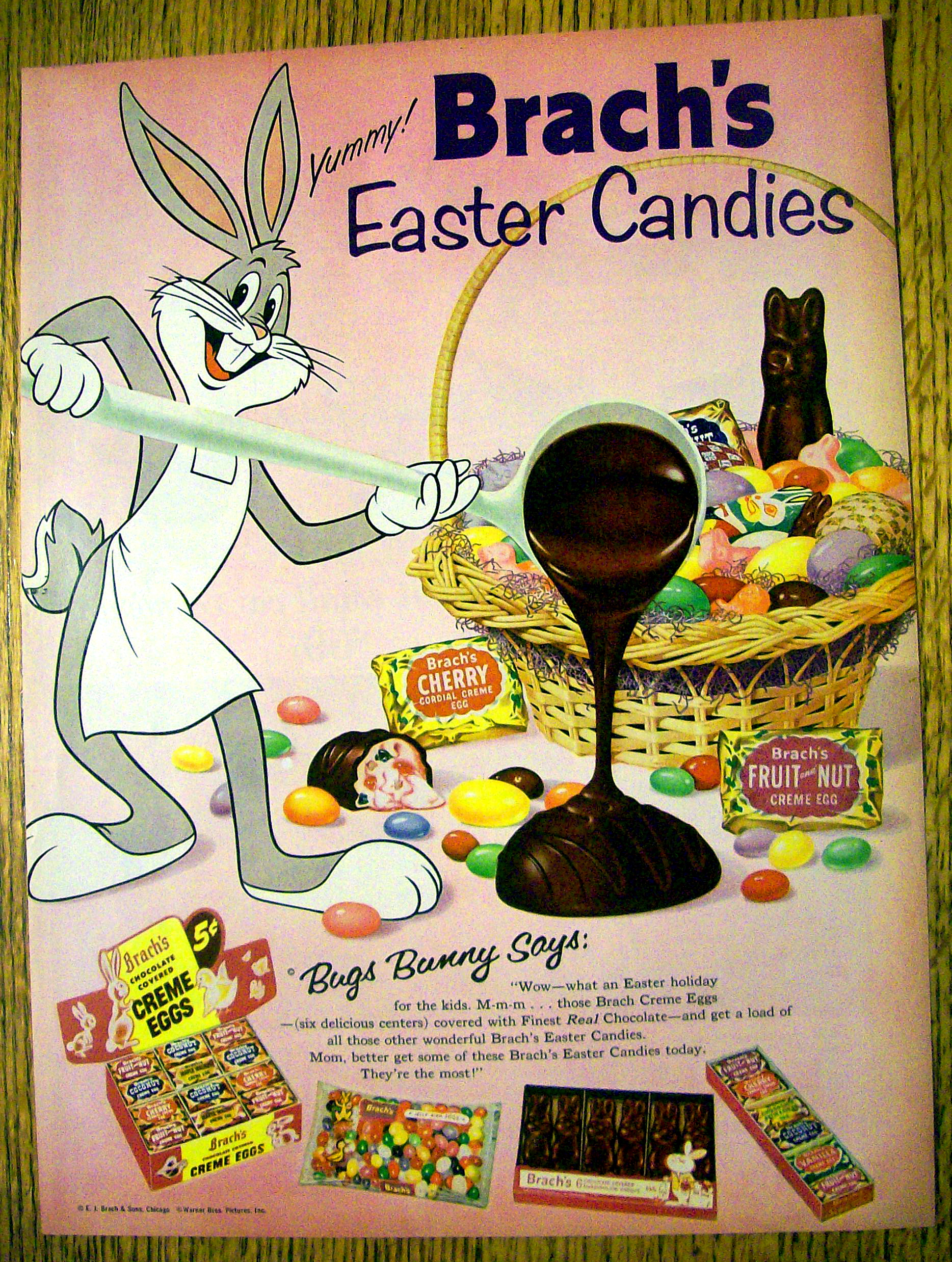 1959 Brach's Easter Candy with Bugs Bunny