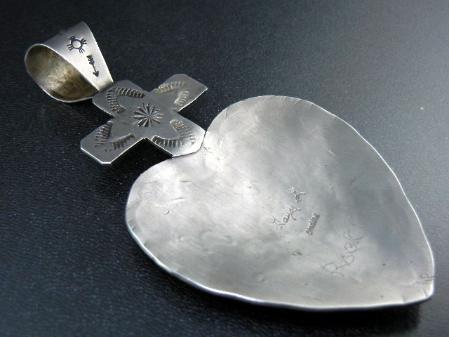 Navajo Sterling Silver Rocki Gorman Gary G Pendant