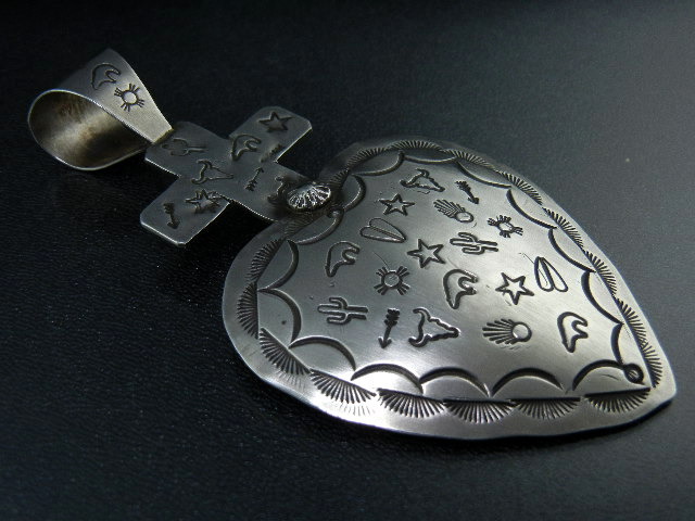 Navajo Sterling Silver Rocki Gorman Gary G Pendant