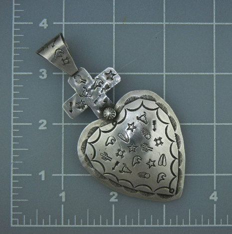 Navajo Sterling Silver Rocki Gorman Gary G Pendant