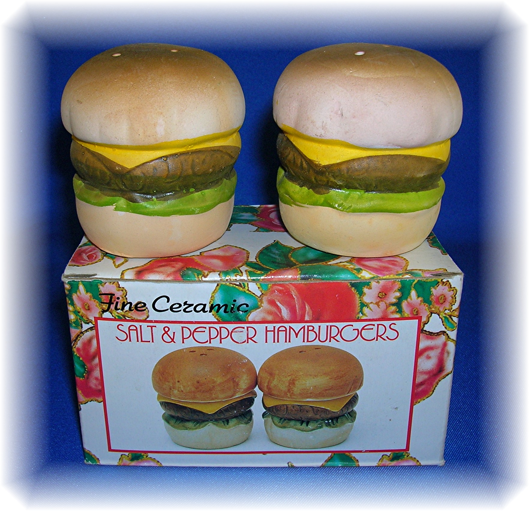 Salt And Pepper Hamburgers - Fine Ceramic Hand Crafted