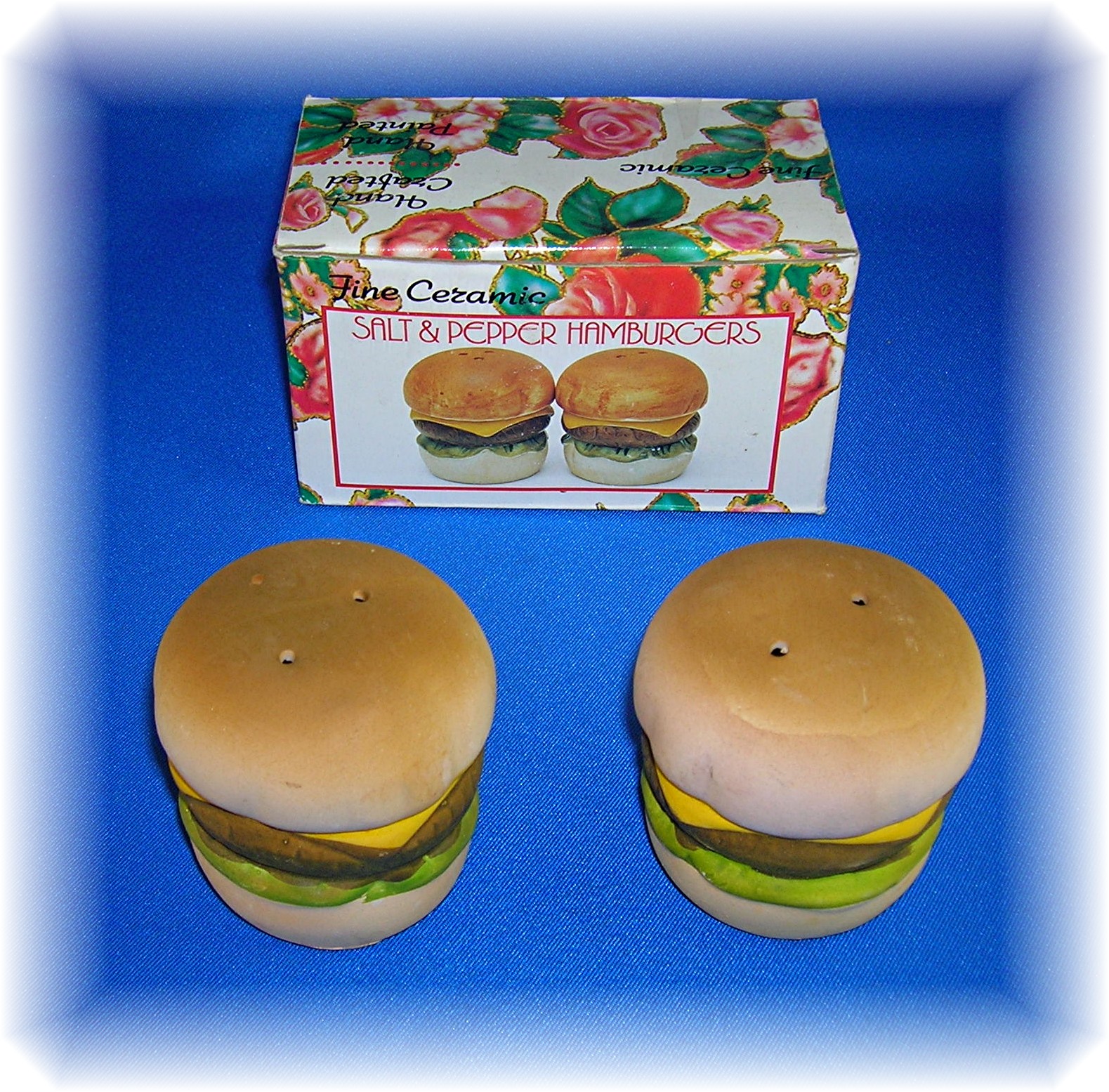 Salt And Pepper Hamburgers - Fine Ceramic Hand Crafted