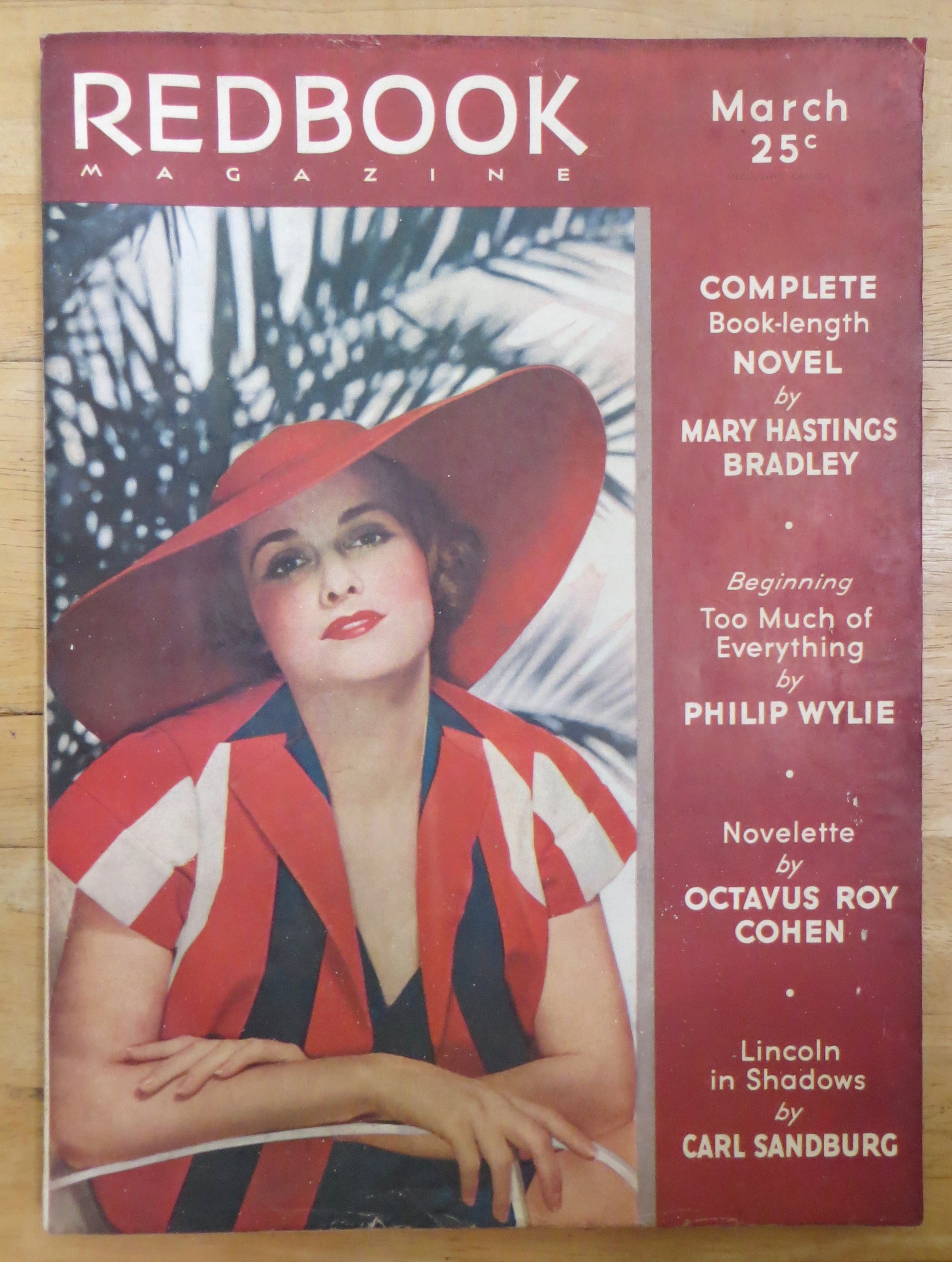 Redbook Magazine March 1936 Carl Sandburg