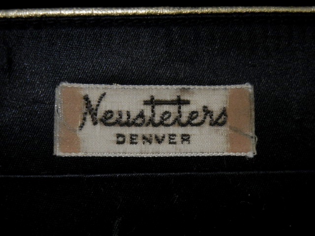 Lucite Top Black Suedette Bag Neustetters Denver