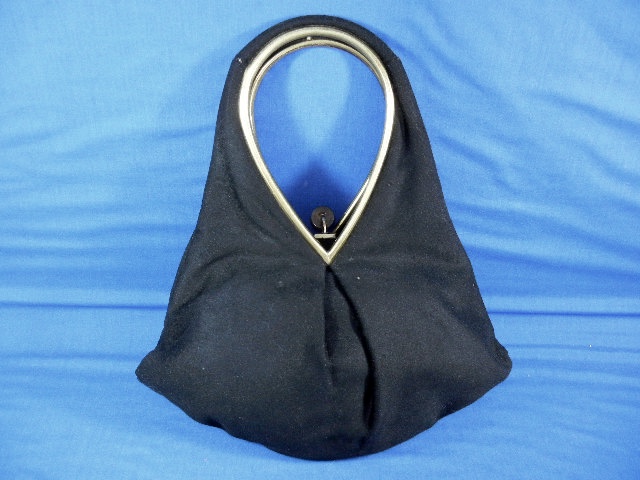 Lucite Top Black Suedette Bag Neustetters Denver