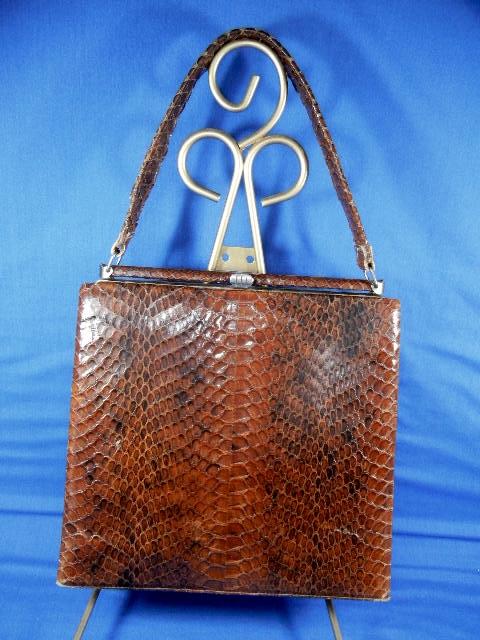 Snake skin Vintage 50s  Bag