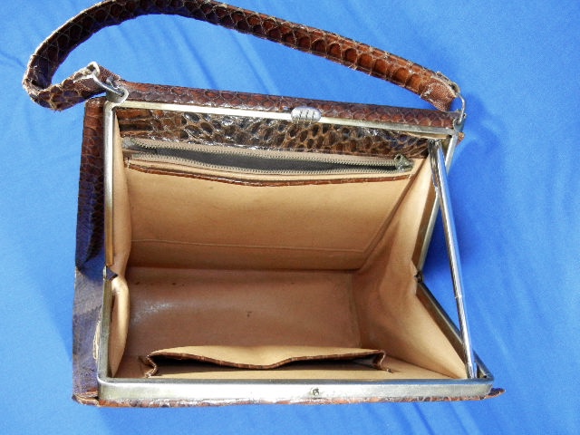 Snake skin Vintage 50s  Bag