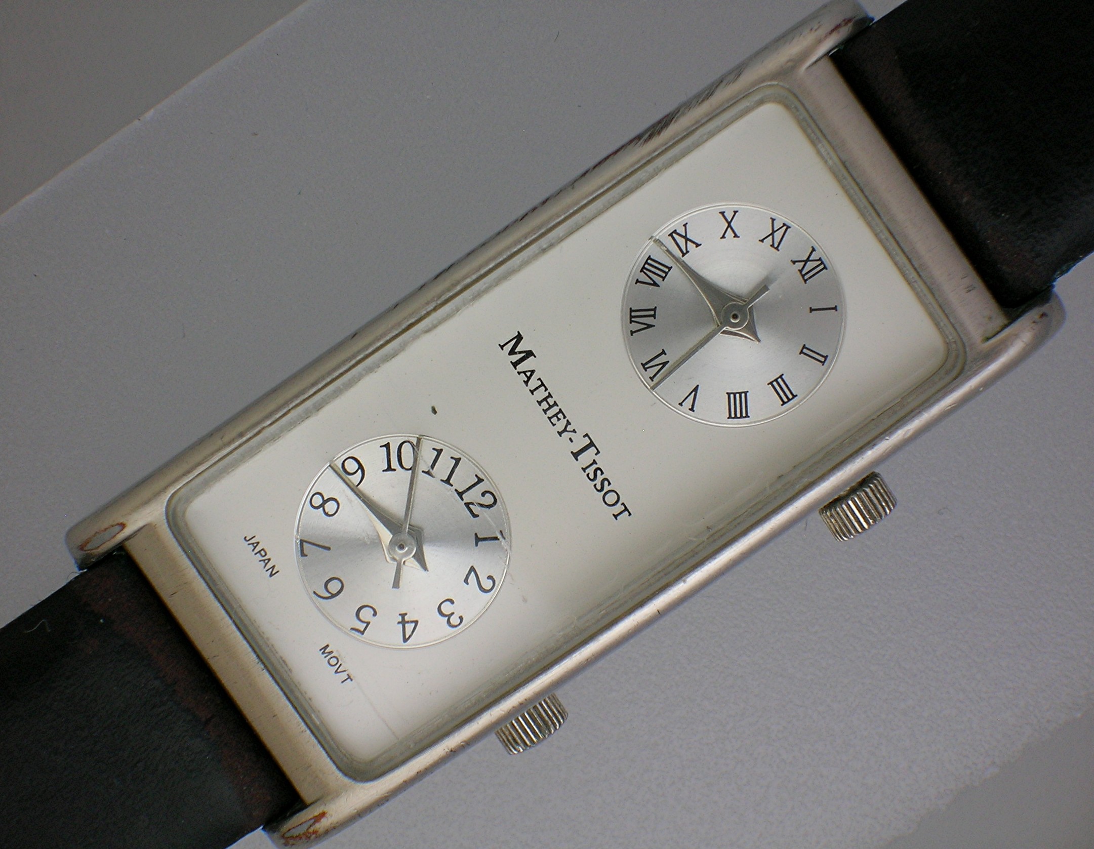 Wristwatch Mathey TISSOT Double Dial Japan Movement