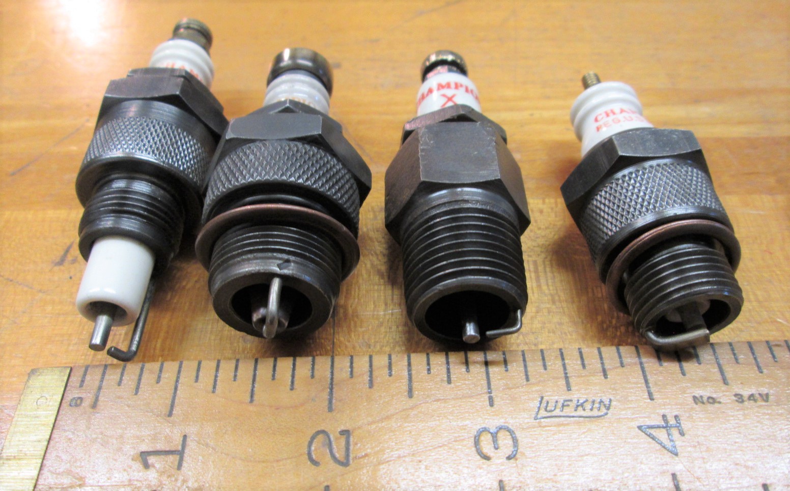 Spark Plugs Vintage CHAMPION Lot of 4