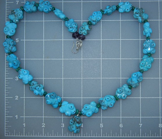 Native American Carved Turquoise Frogs StaceyTurpen