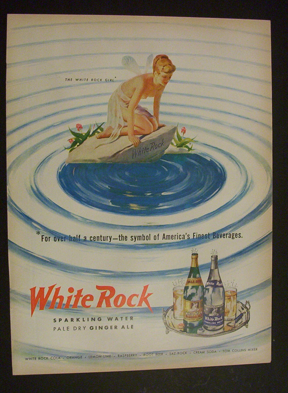1951 White Rock Ginger Ale & Sparkling Water