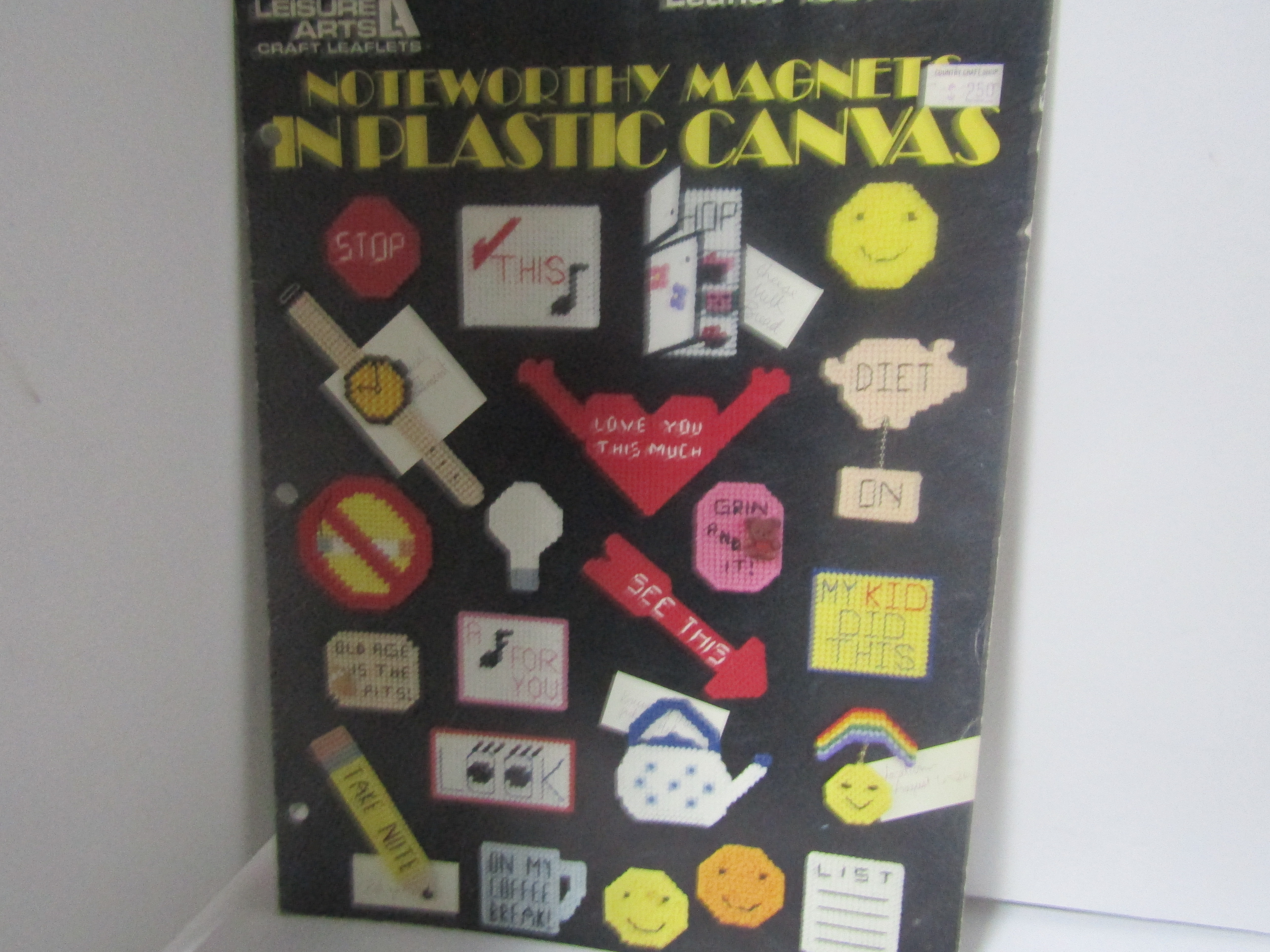 Leisure Arts Noteworthy Magnets In Plastic Canvas #1307