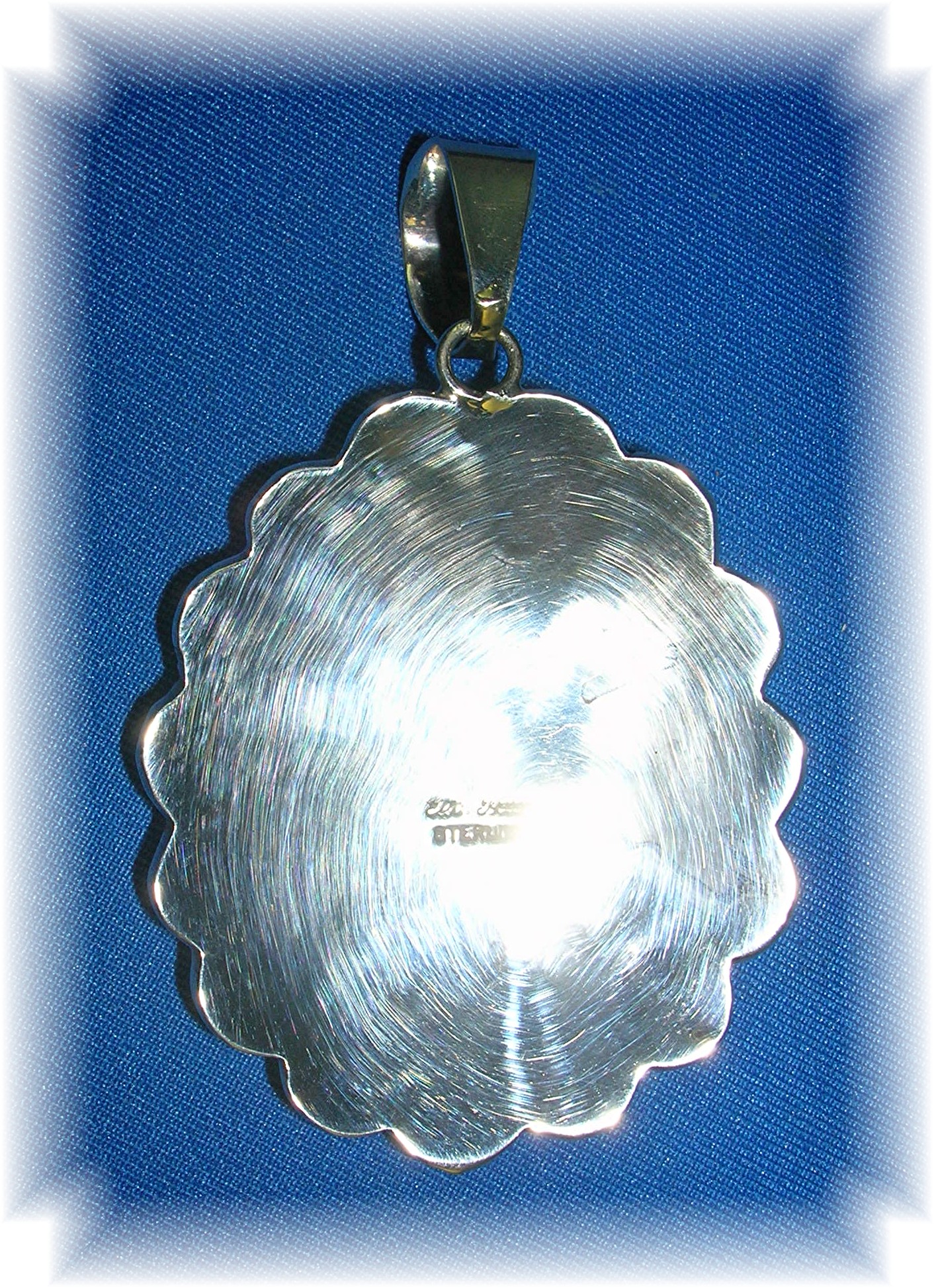 Ella Sleeping Beauty Turquoise Sterling Silver Pendant