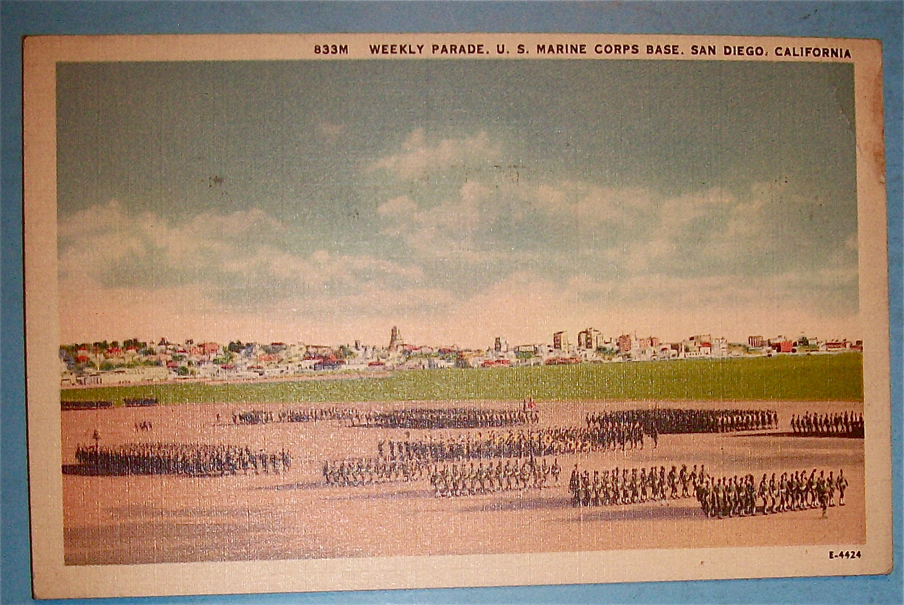 Weekly Parade Postcard (U.S Marine Corps Base)