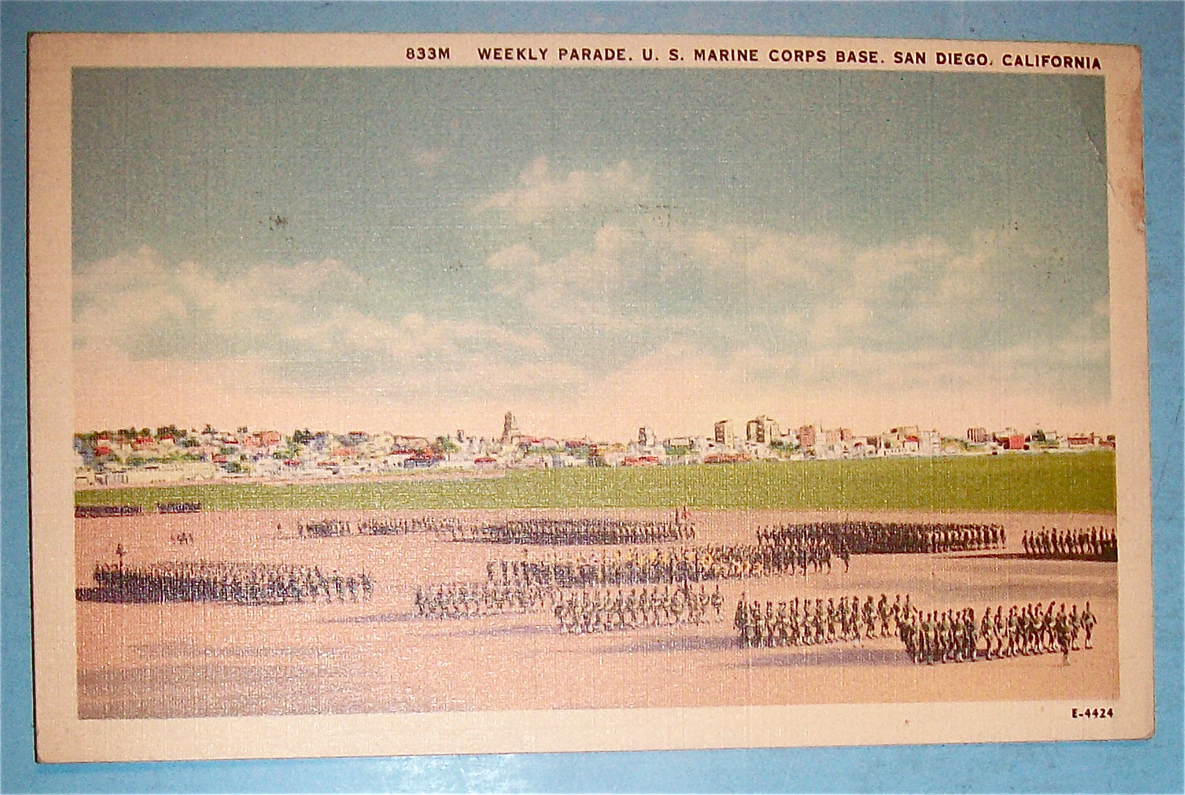 Weekly Parade Postcard (U.S Marine Corps Base)