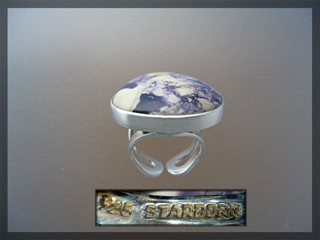 TIFFANY Stone Utah Sterling Silver Ring Starborn