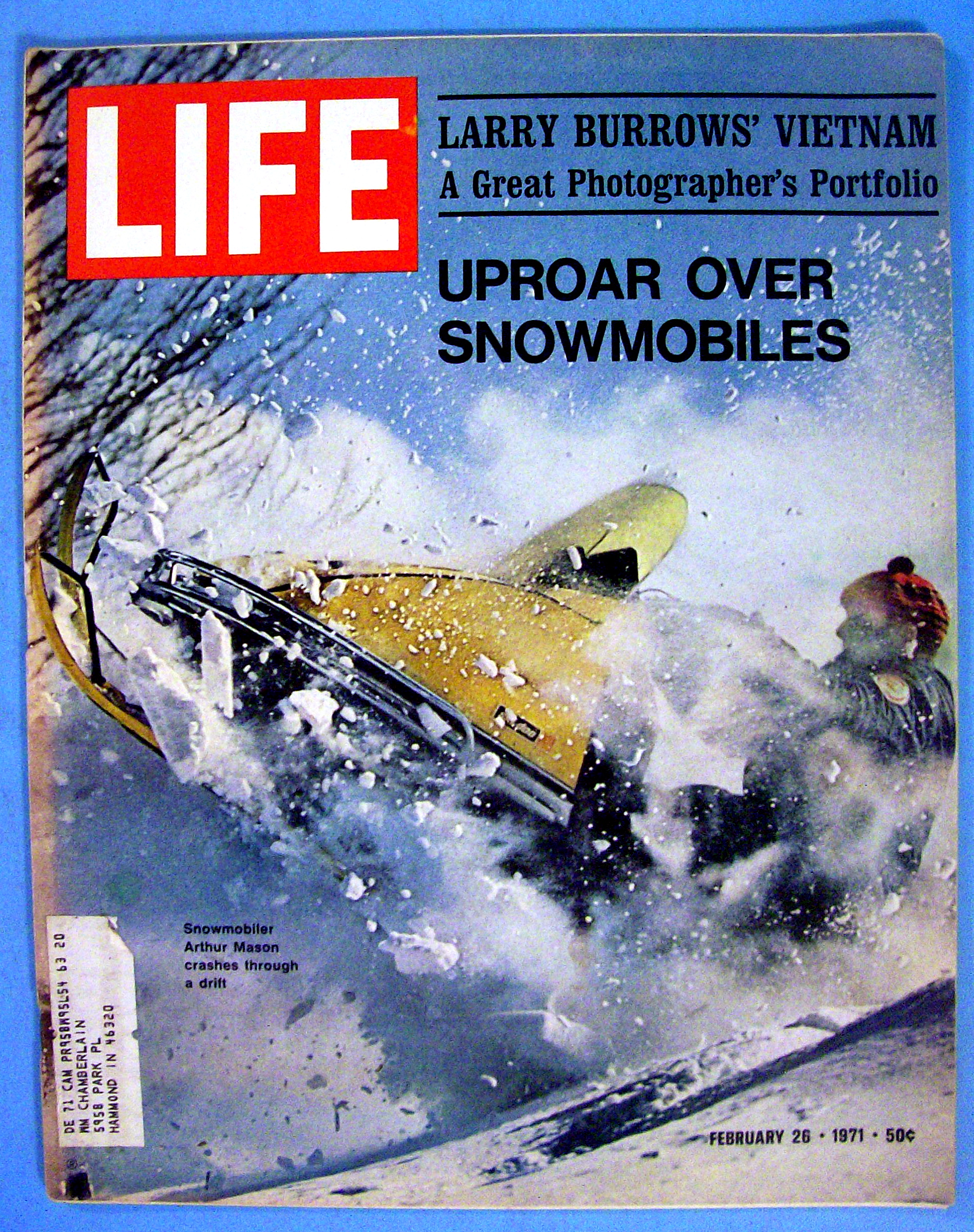 Life Magazine-February 26, 1971-Uproar Over Snowmobiles