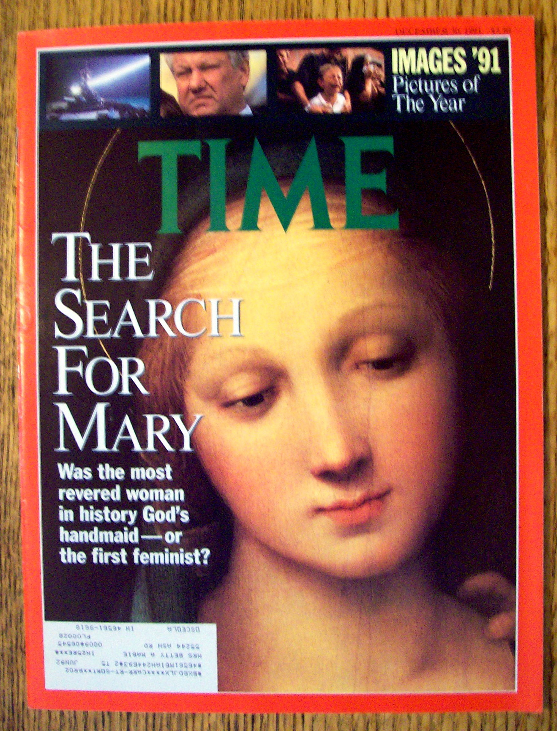 Time Magazine-December 30, 1991-Search For Mary
