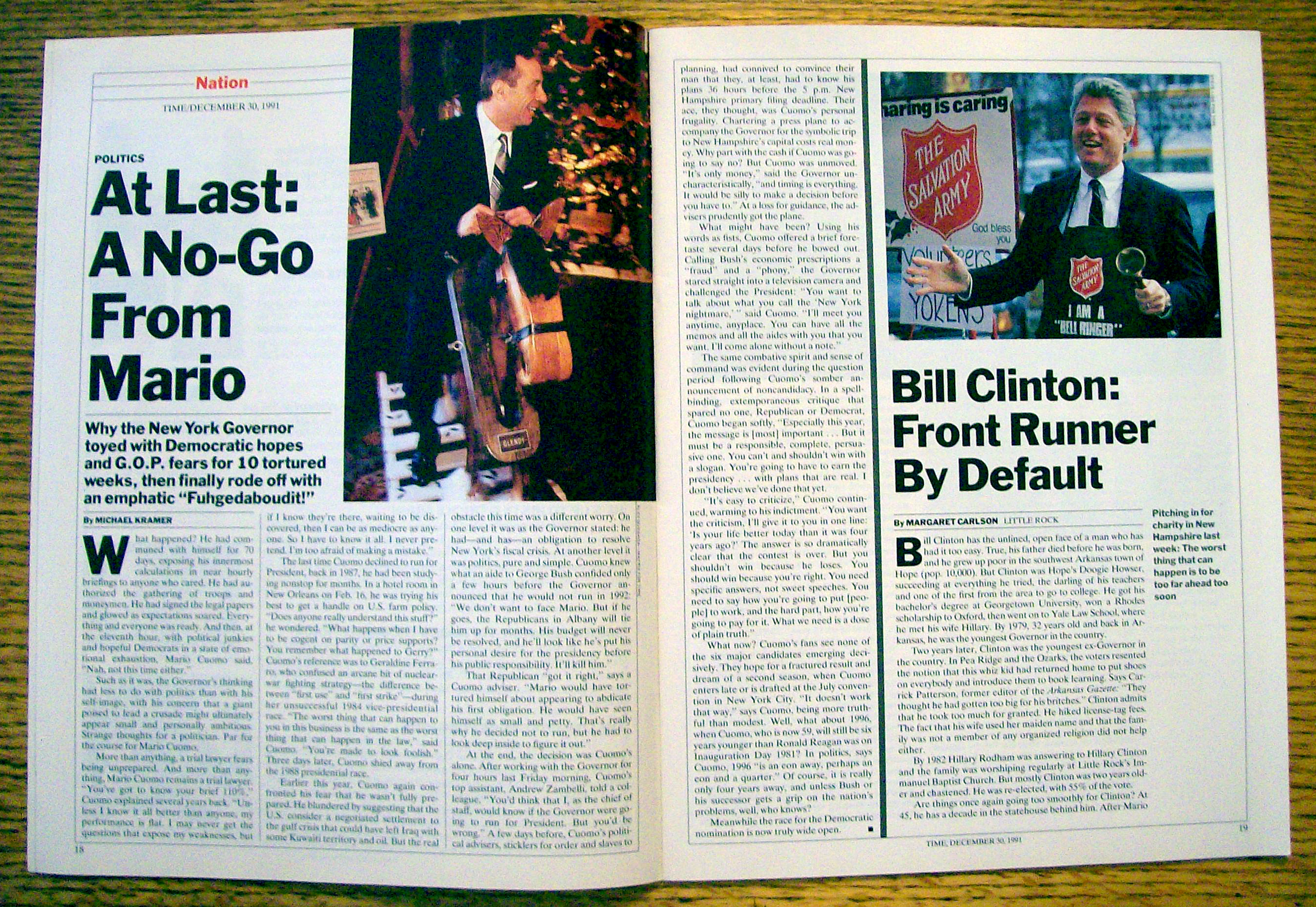 Time Magazine-December 30, 1991-Search For Mary