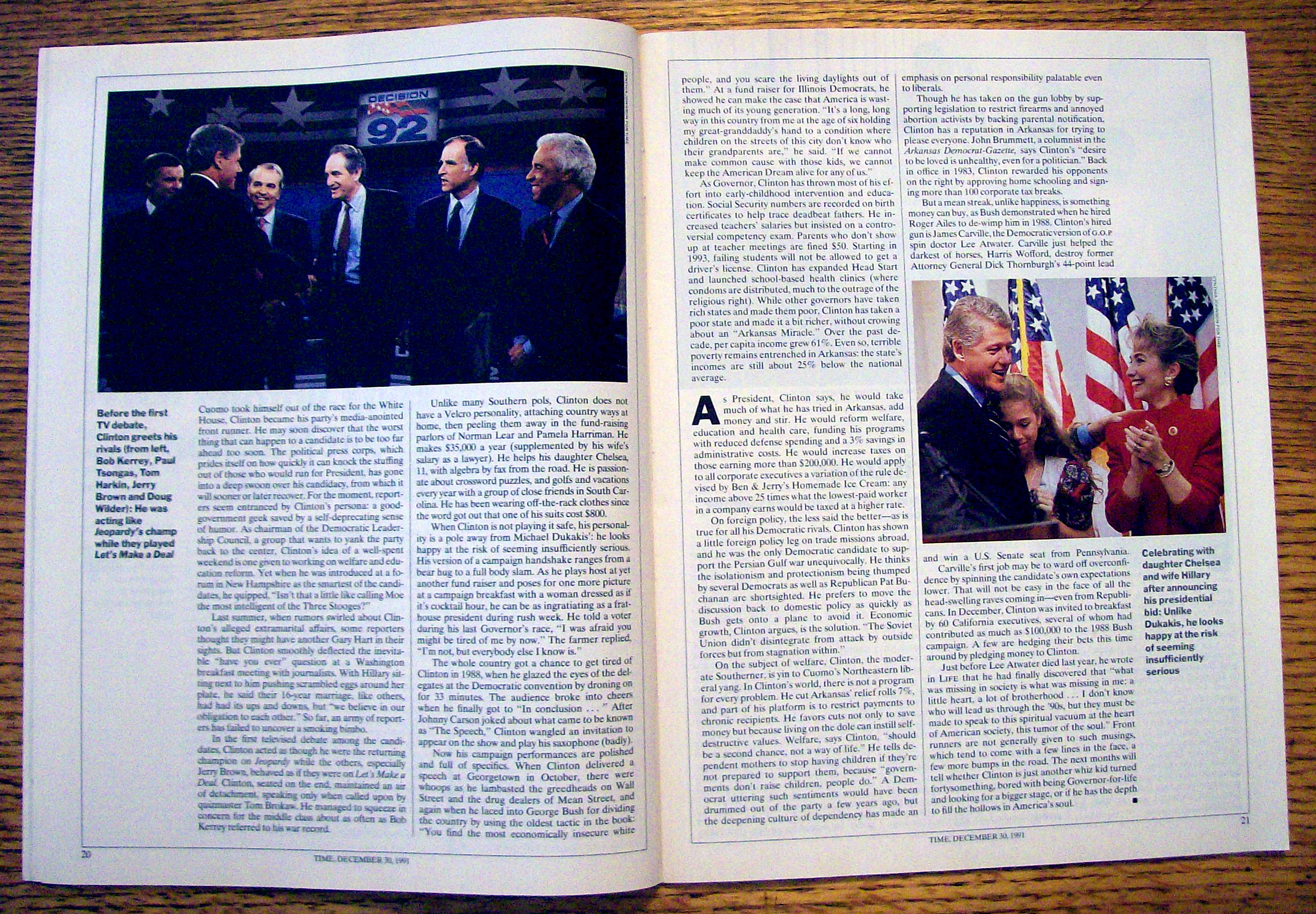Time Magazine-December 30, 1991-Search For Mary