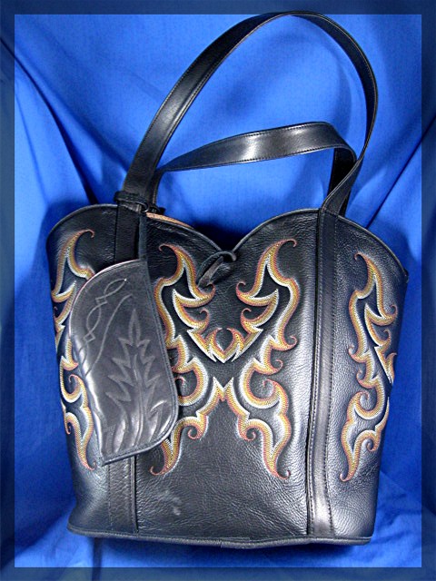 Erda Tall Cowboy Tote bag, handbag