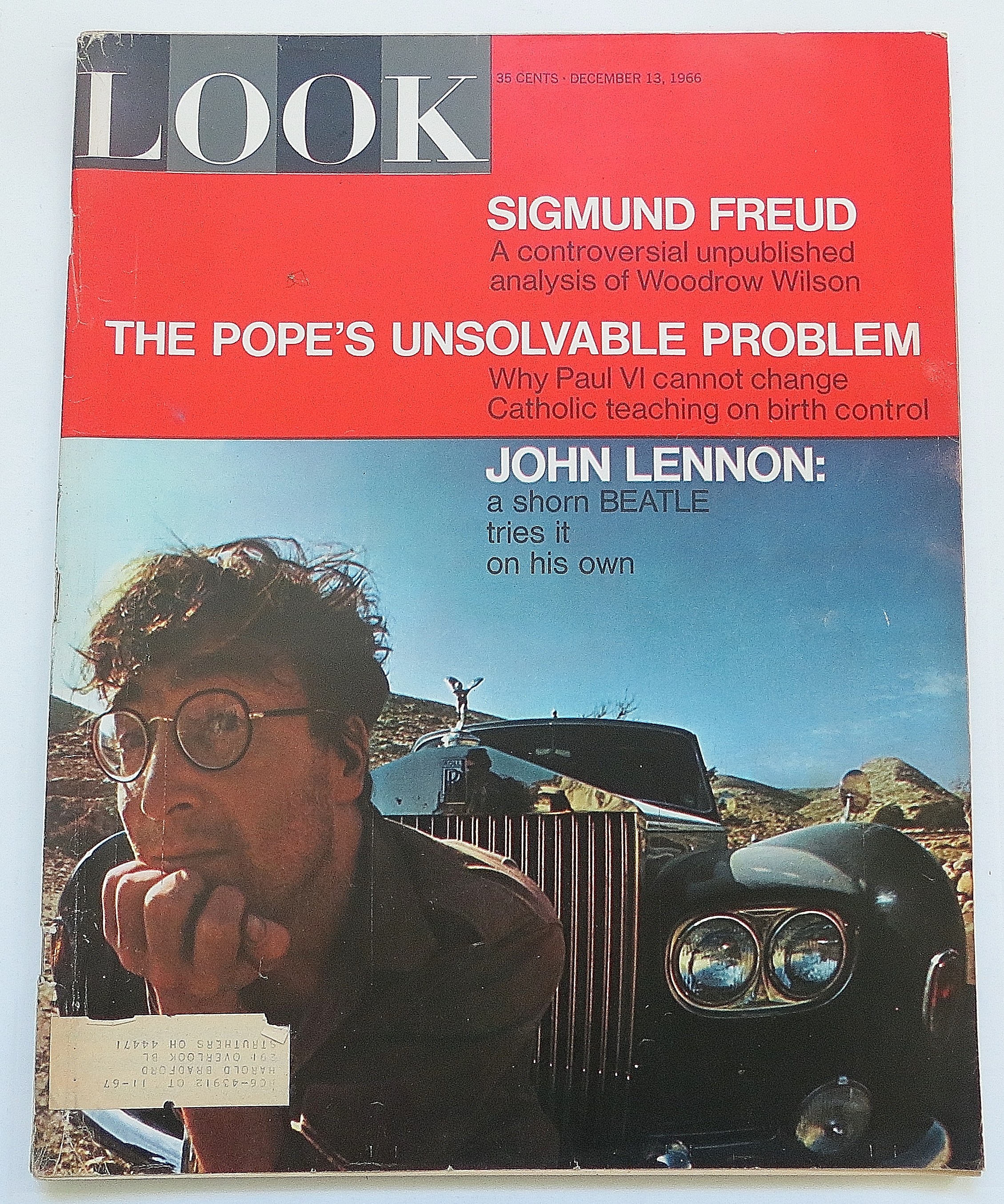 Look Magazine December 13, 1966 John Lennon